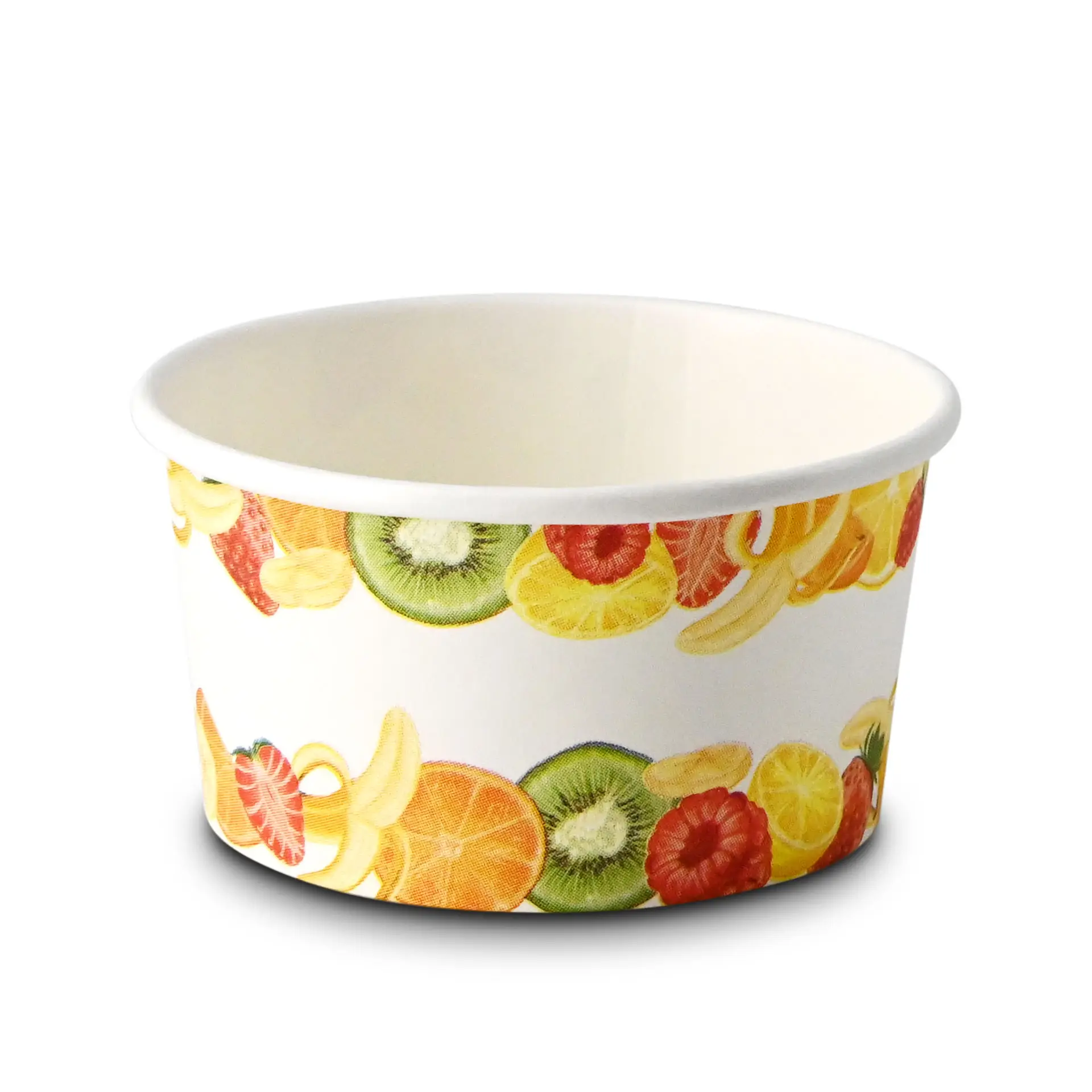 6 oz, max. 7.5 oz Paper cups ice cream XS (coated), Ø 92 mm, printed 6 oz, max. 7.5 oz Paper cups ice cream XS (coated), Ø 92 mm, printed