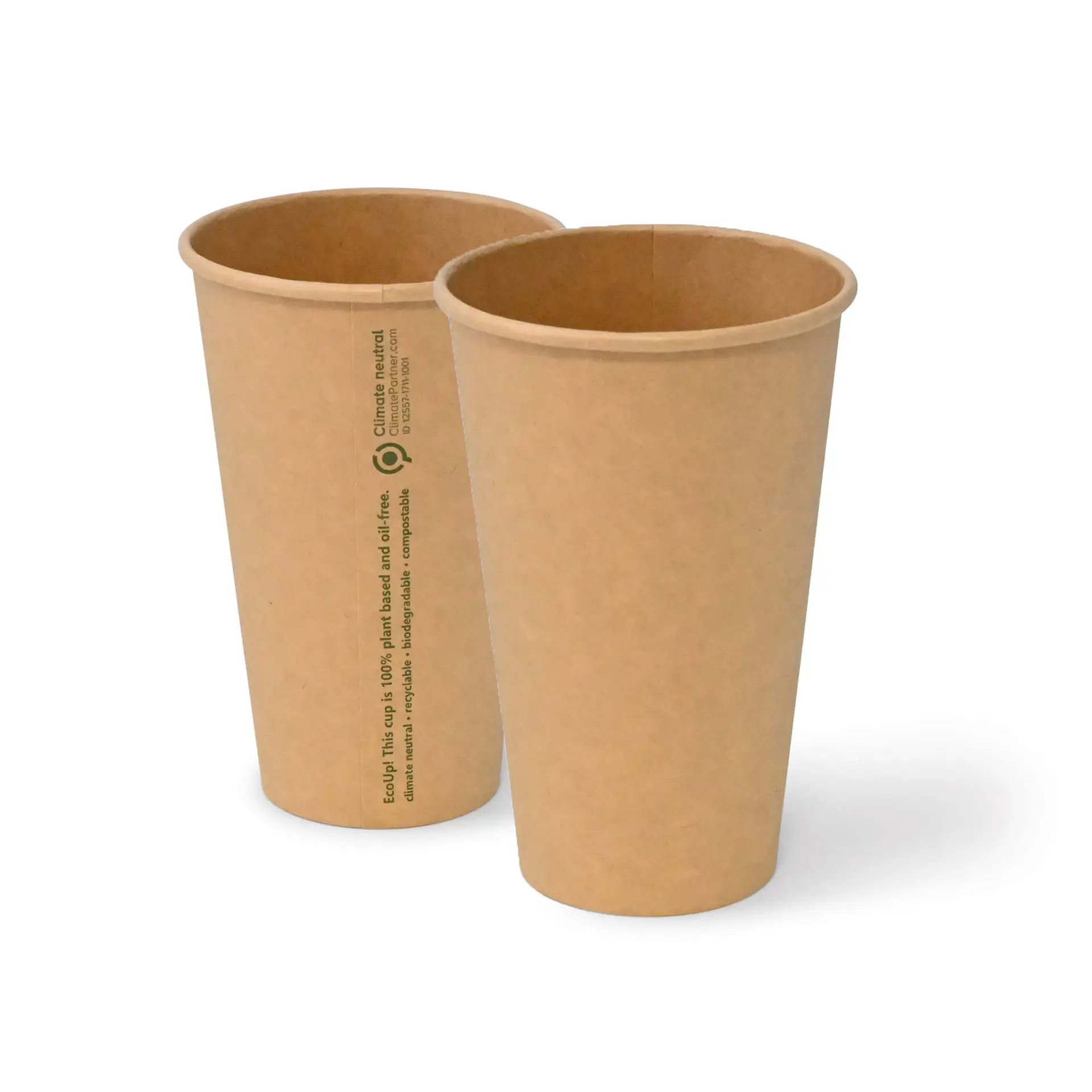 Pappbecher 400 ml / 16 oz, Ø 90 mm, braun