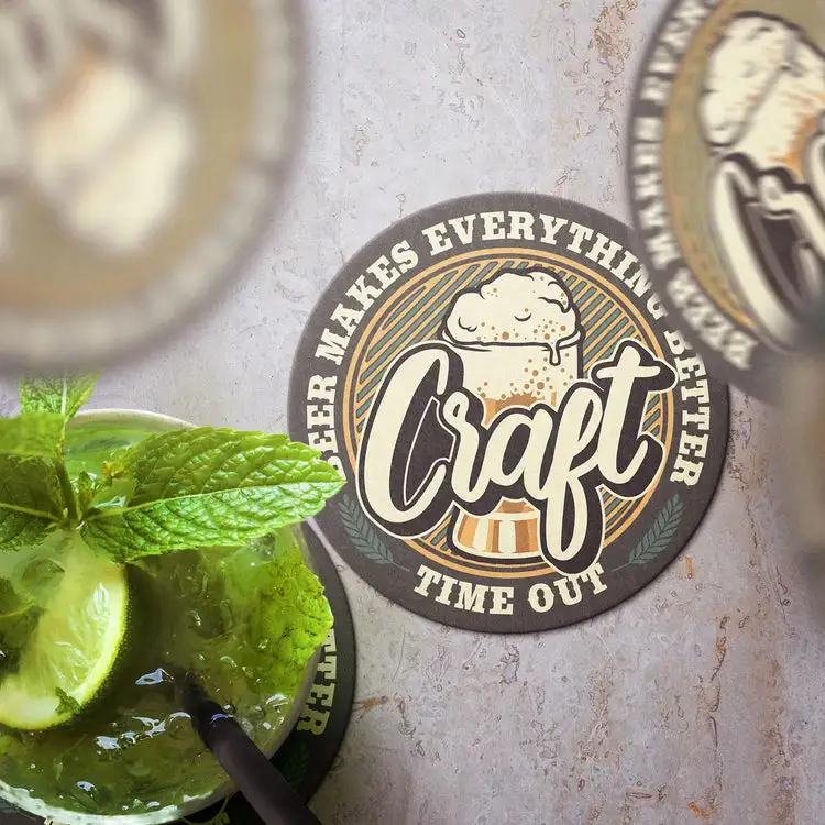 Sous-bocks personnalisés