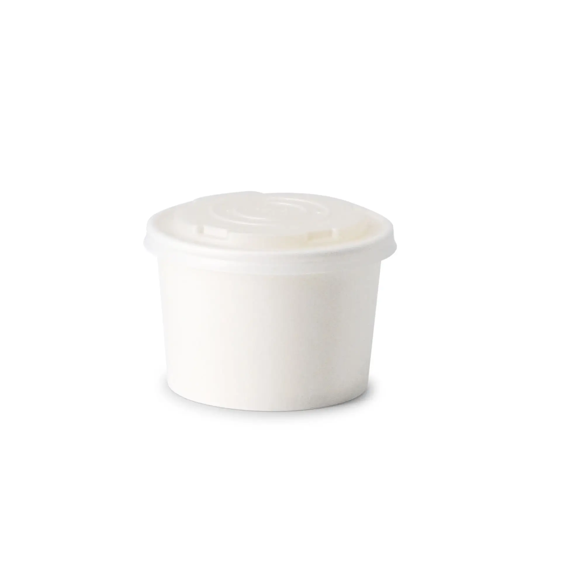 CPLA Flat Lids Ø 90 mm, white, for Universal Cups CPLA Flat Lids Ø 90 mm, white, for Universal Cups