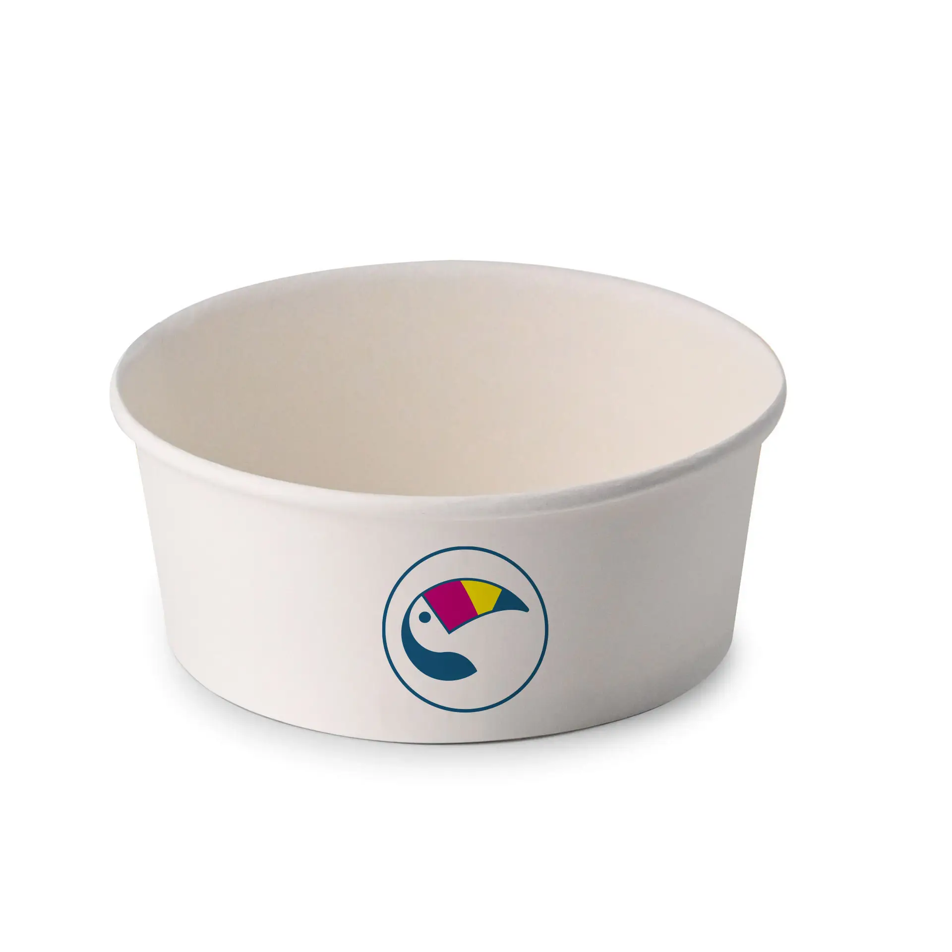 Salatschalen bedrucken / Bowls bedruckt, 650 ml, Ø 150 mm, weiß, PE-beschichtet
