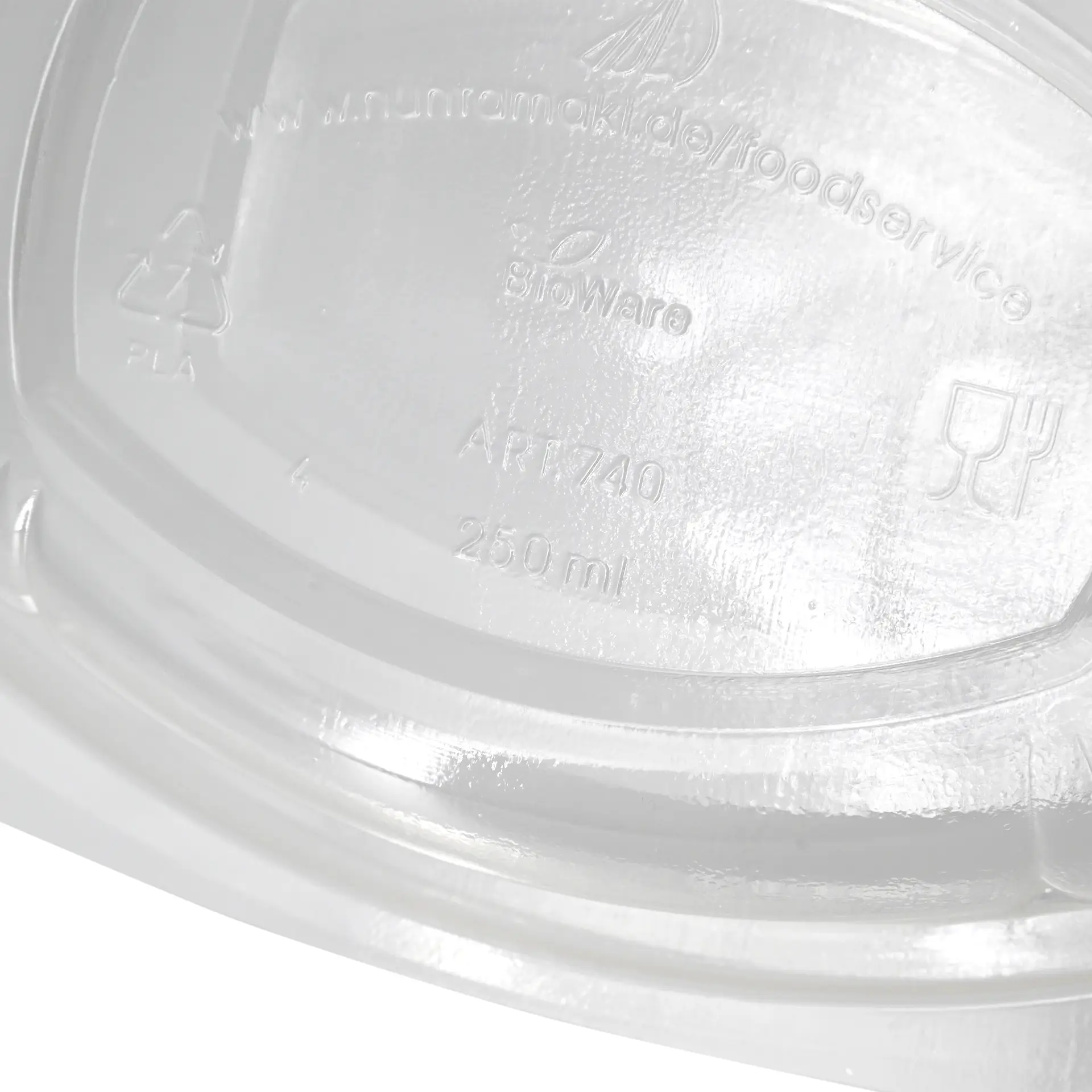 PLA-Feinkost-Schalen 250 ml, Klappdeckel, rechteckig PLA-Feinkost-Schalen 250 ml, Klappdeckel, rechteckig