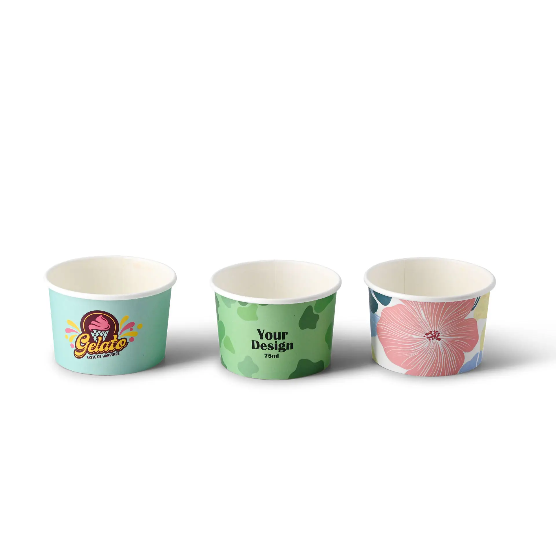Eisbecher bedrucken 75 ml / 3 oz, matt