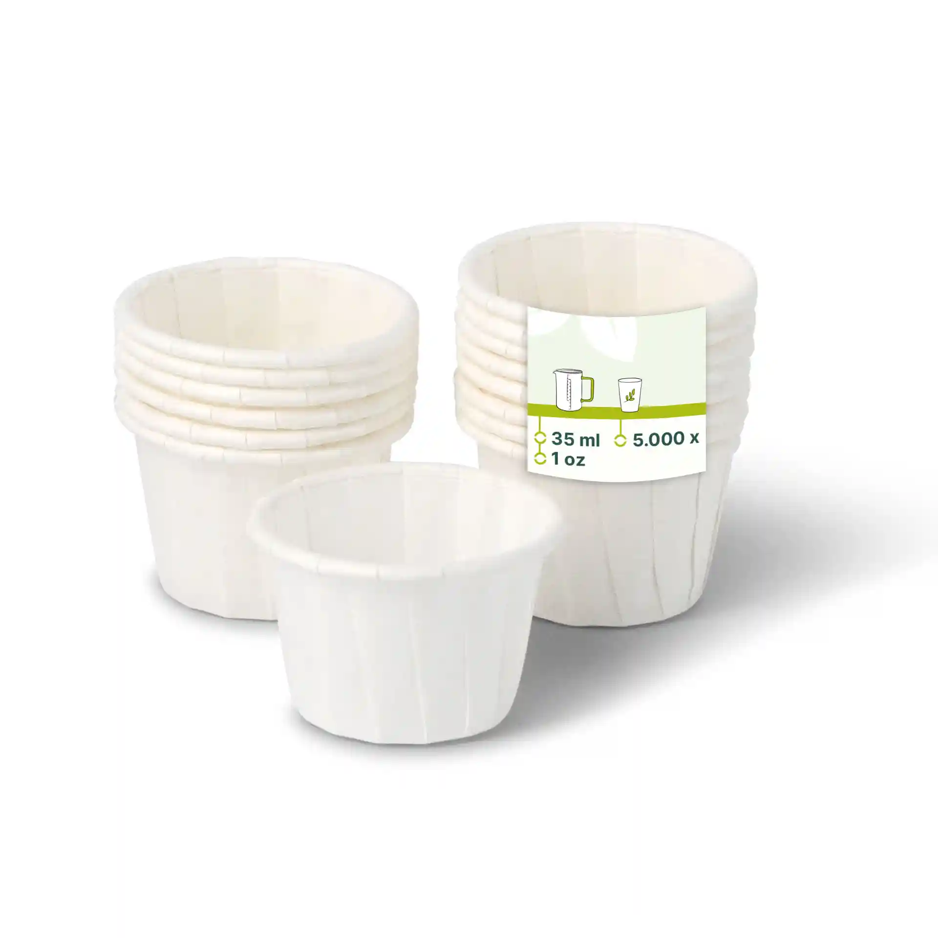 Papierbecher 35 ml, weiß