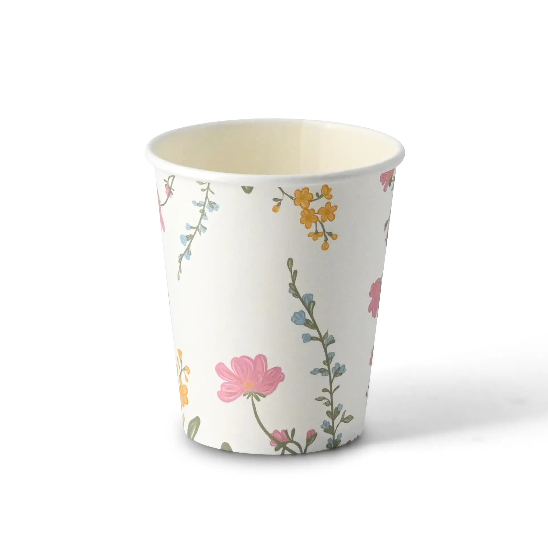 Pappbecher bedruckt "Frühling" 200 ml / 8 oz, Ø 80 mm, weiß dhd045561-pappbecher-bedruckt-fruehling-200-ml-8-oz-80-mm-weiss-1