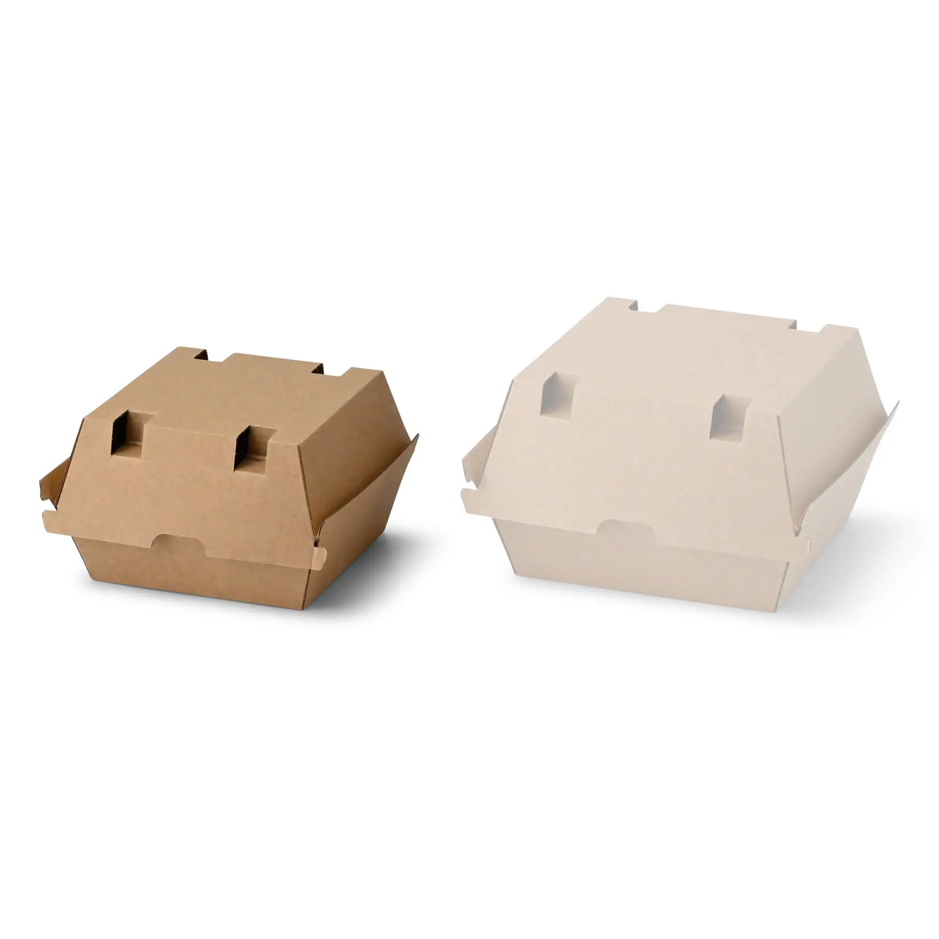 Burgerboxen 13 x 14 x 8 cm, Kraftkarton, braun Burgerboxen 13 x 14 x 8 cm, Kraftkarton, braun