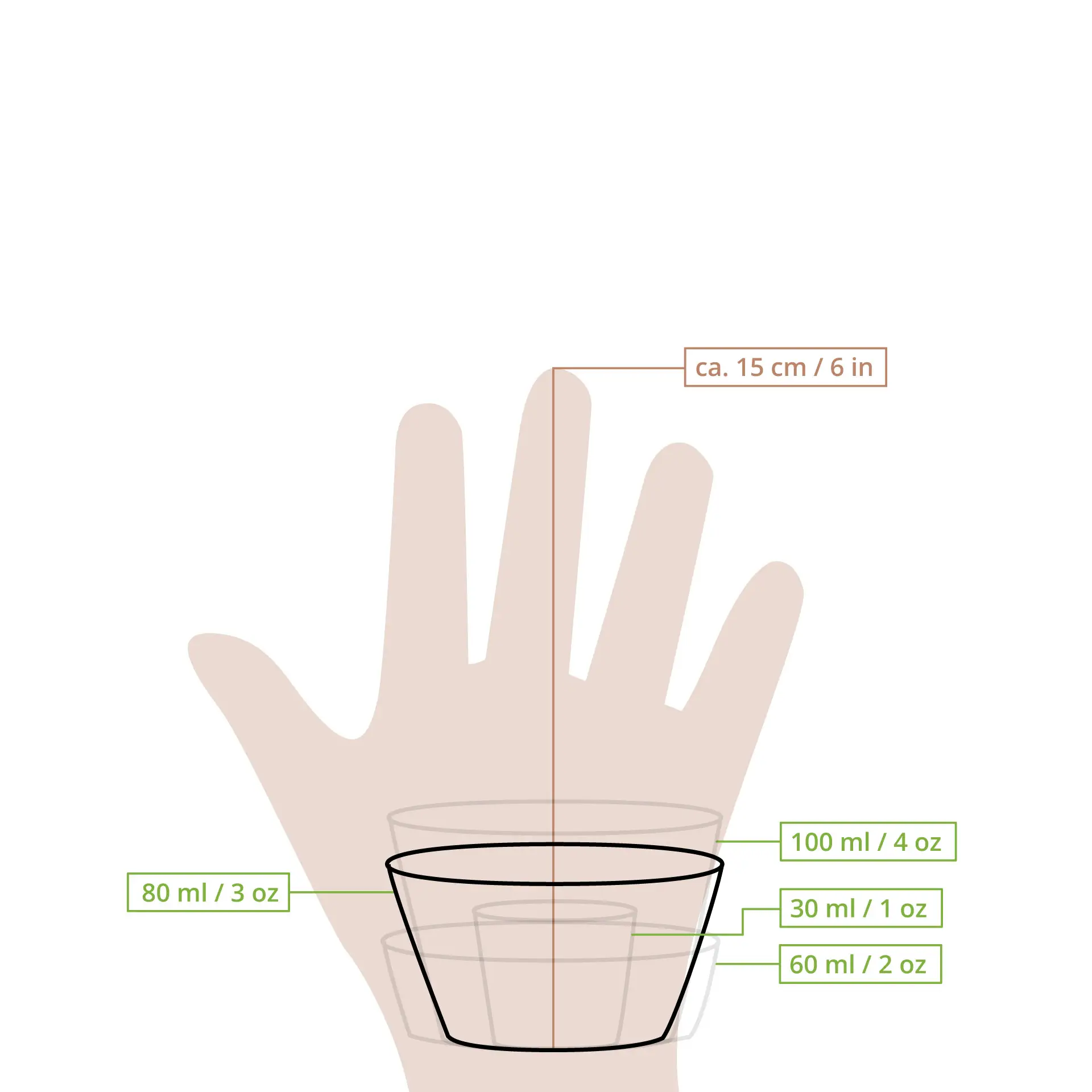 80 ml / 3 oz PLA portion cups, Ø 70 mm, clear