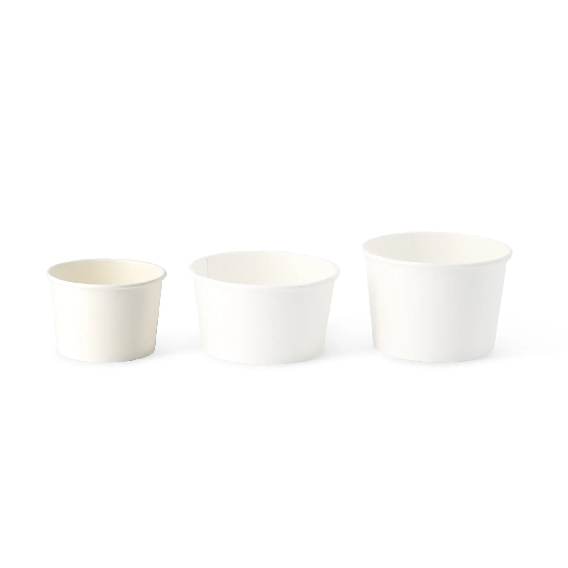 8 oz Cardboard Soup Cup (eco-friendly coating), Ø 90 mm, white