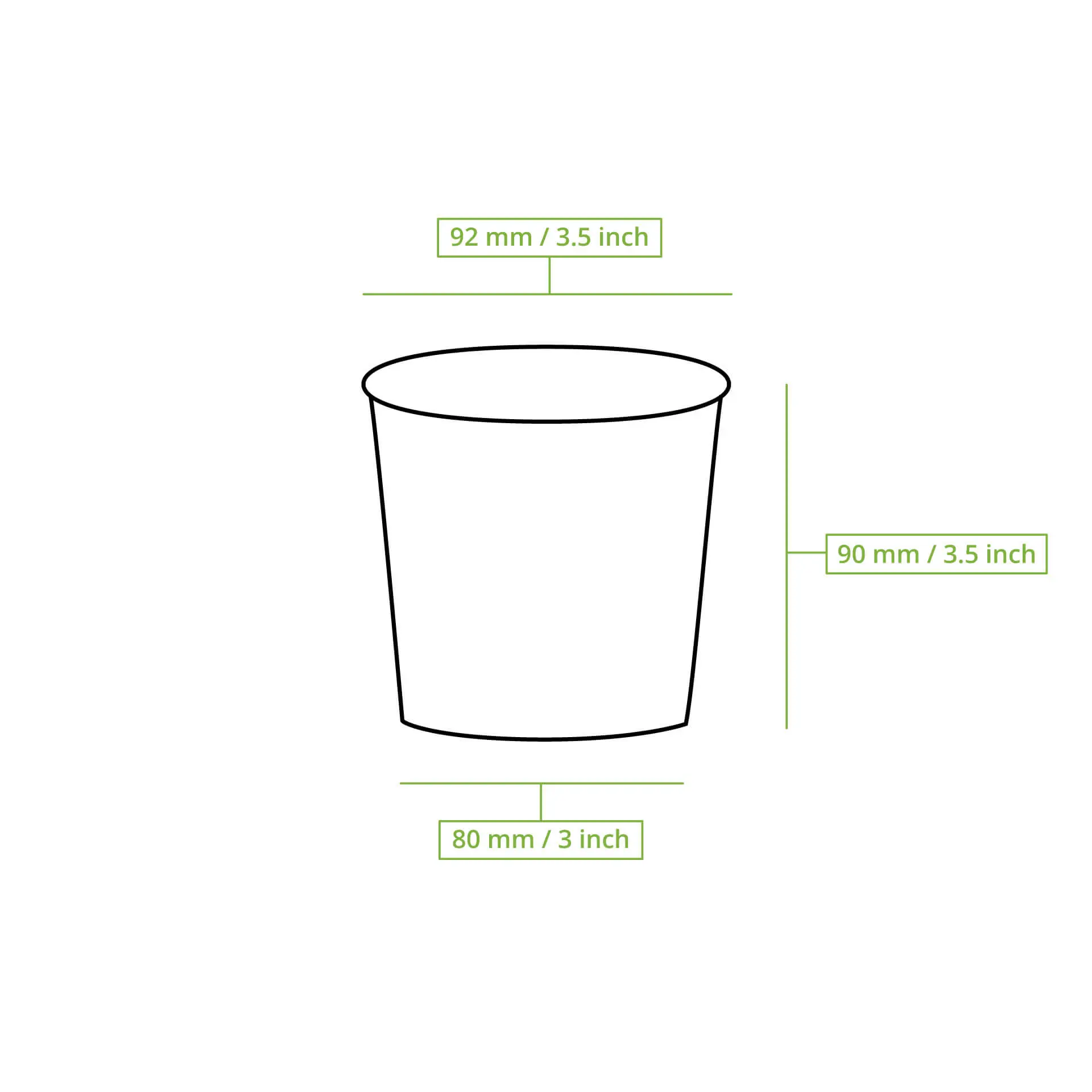 Eisbecher aus Pappe XL, 300 ml, max. 400 ml, Ø 92 mm, braun Eisbecher aus Pappe XL, 300 ml, max. 400 ml, Ø 92 mm, braun