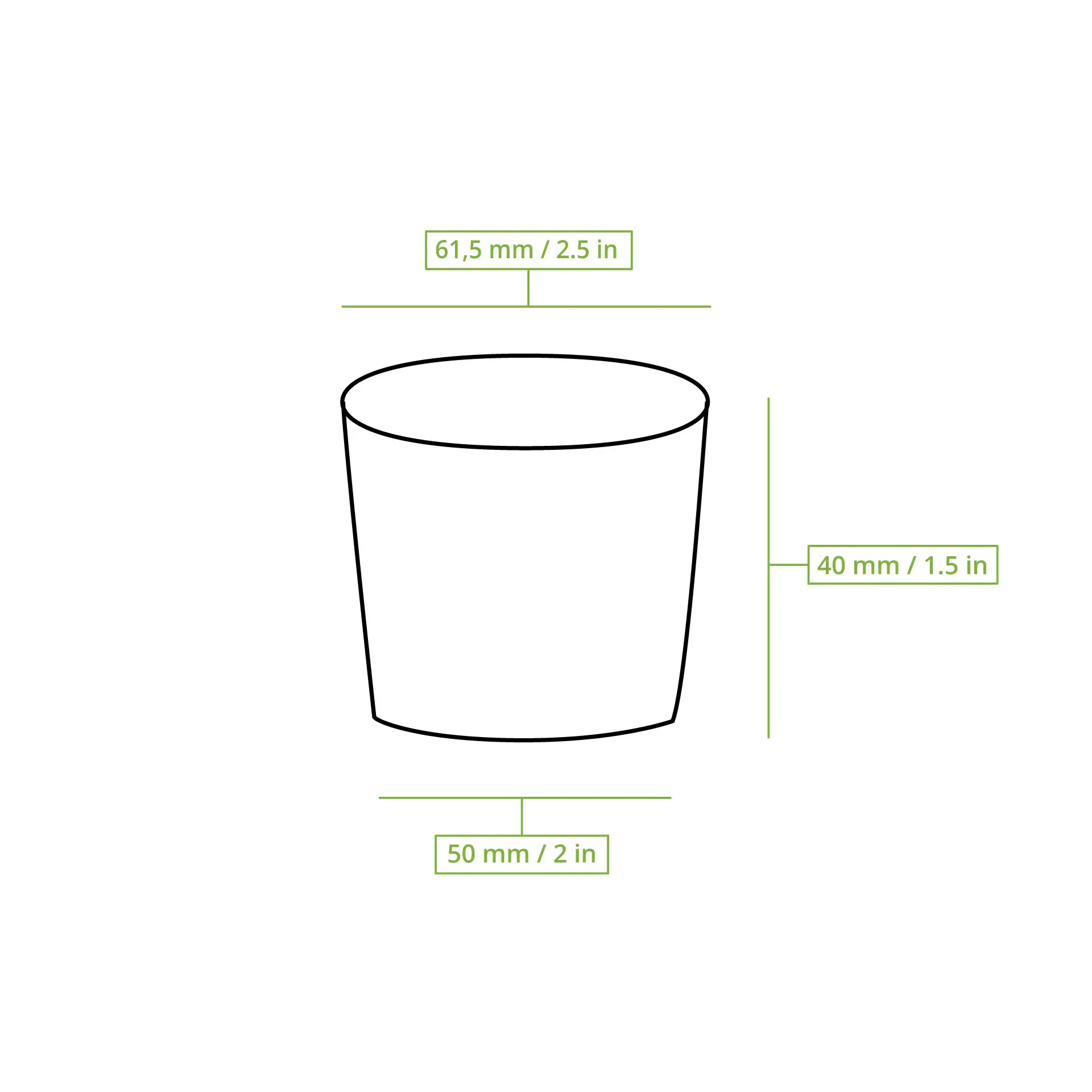 Portionsbecher aus Pappe (bio-beschichtet) 40 ml, Ø 62 mm, braun dfc024061-portionsbecher-aus-pappe-bio-beschichtet-40-ml-62-mm-braun-8