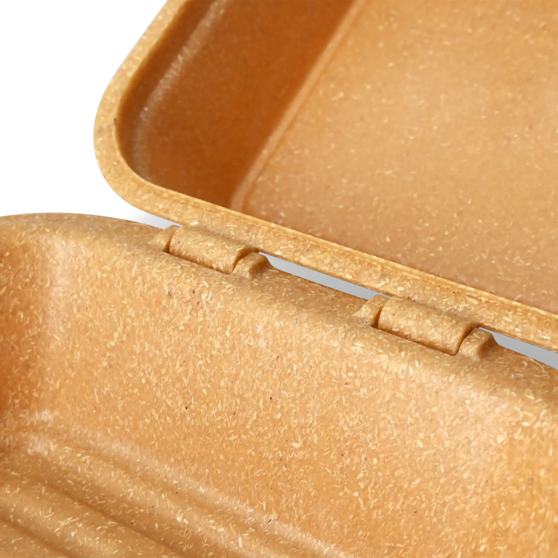 Reusable burger boxes "merways Box" 16 x 15 x 8.5 cm, caramel / brown Reusable burger boxes "merways Box" 16 x 15 x 8.5 cm, caramel / brown