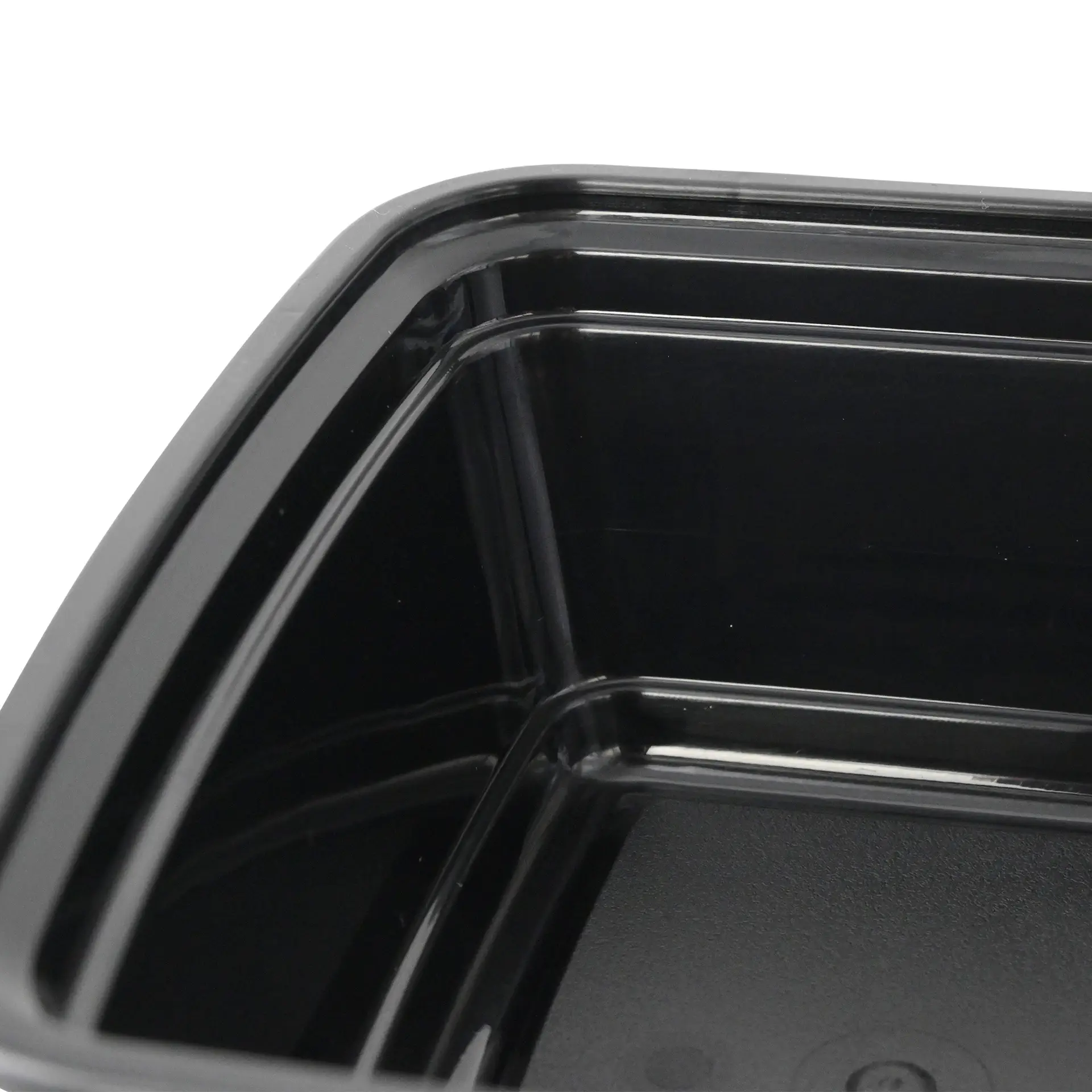 Rectangular Reusable Container Reusable PP Container (700 ml, black) | Green Box