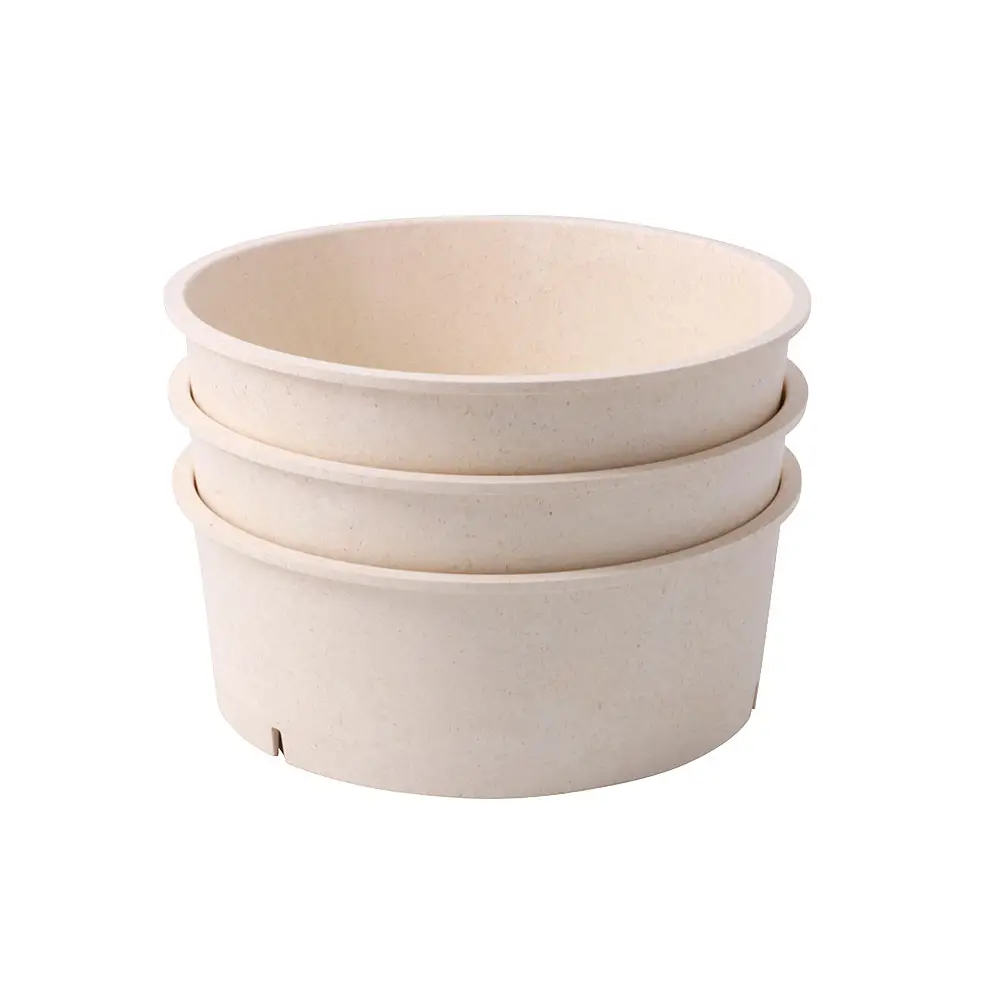 | 2 FÜR 1 | Second-Hand-Set Mehrweg-Schalen merways Bowl 1.000 ml, Cashew / creme-weiß