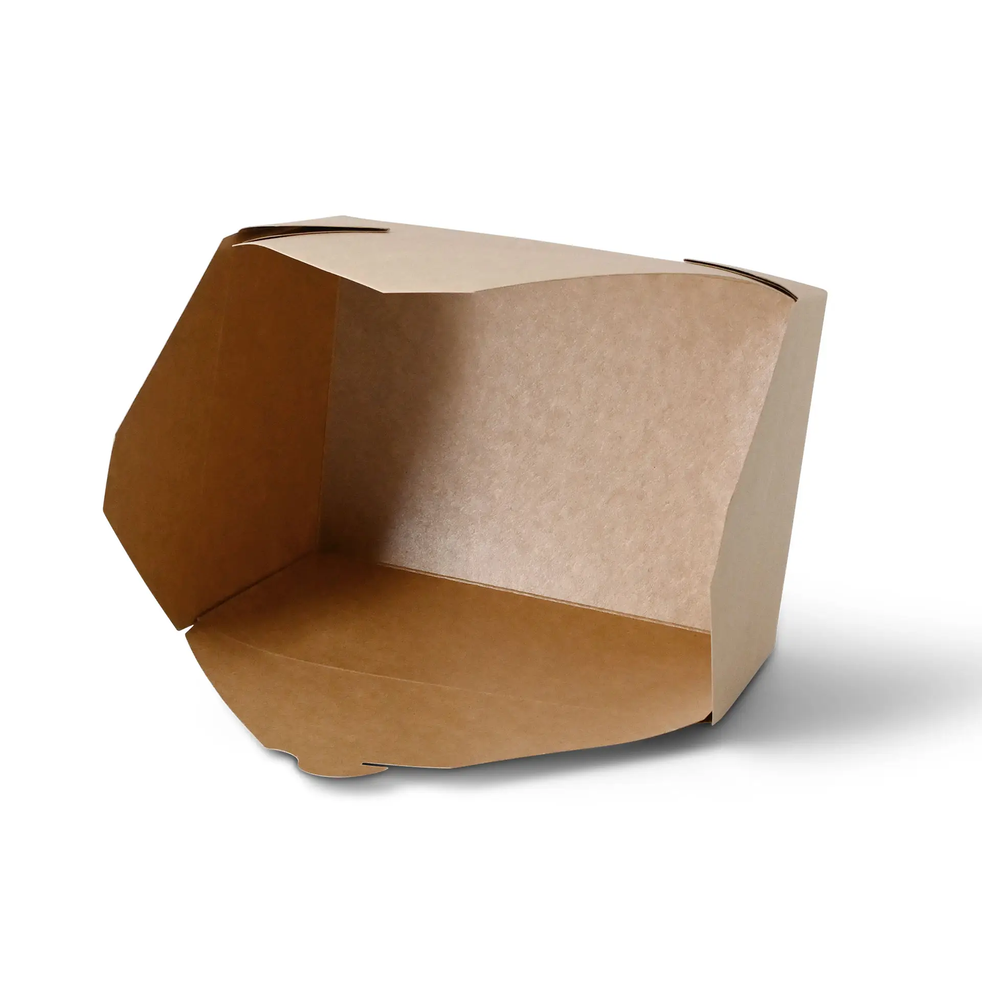 Take-away boxes made of cardboard 2500 ml, brown