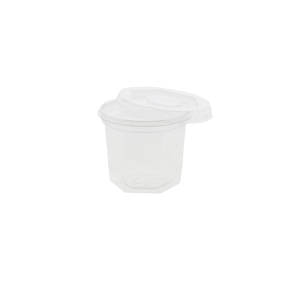 rPET-Portionsbecher 100 ml, Ø 65 mm, transparent