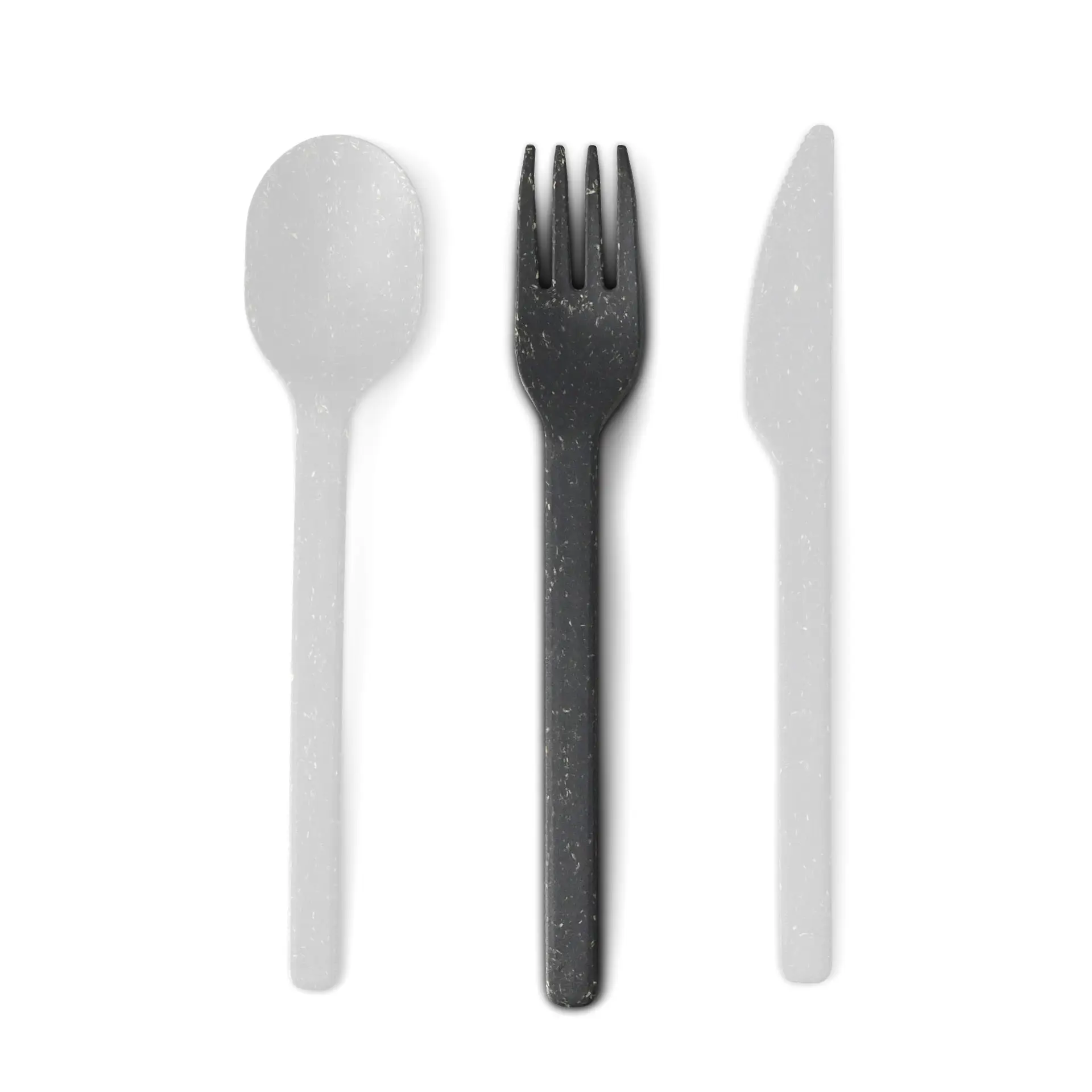Reusable Forks “merways Cutlery” 18 cm, pepper / grey Reusable Forks “merways Cutlery” 18 cm, pepper / grey