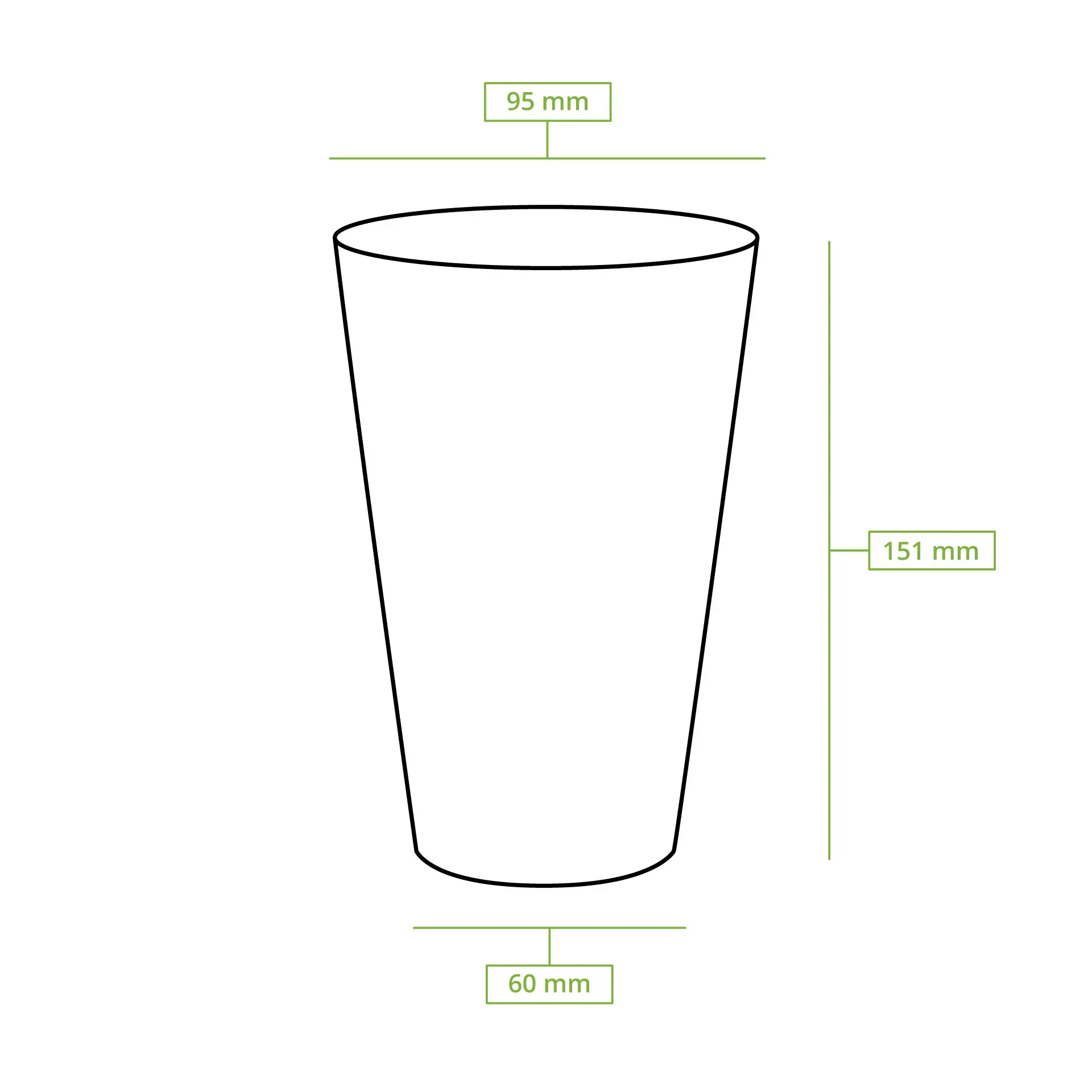 One clear PLA cup filled with iced coffee, alongside a clear cup with pink drink and a black straw on a wooden surface; lime and berries nearby.