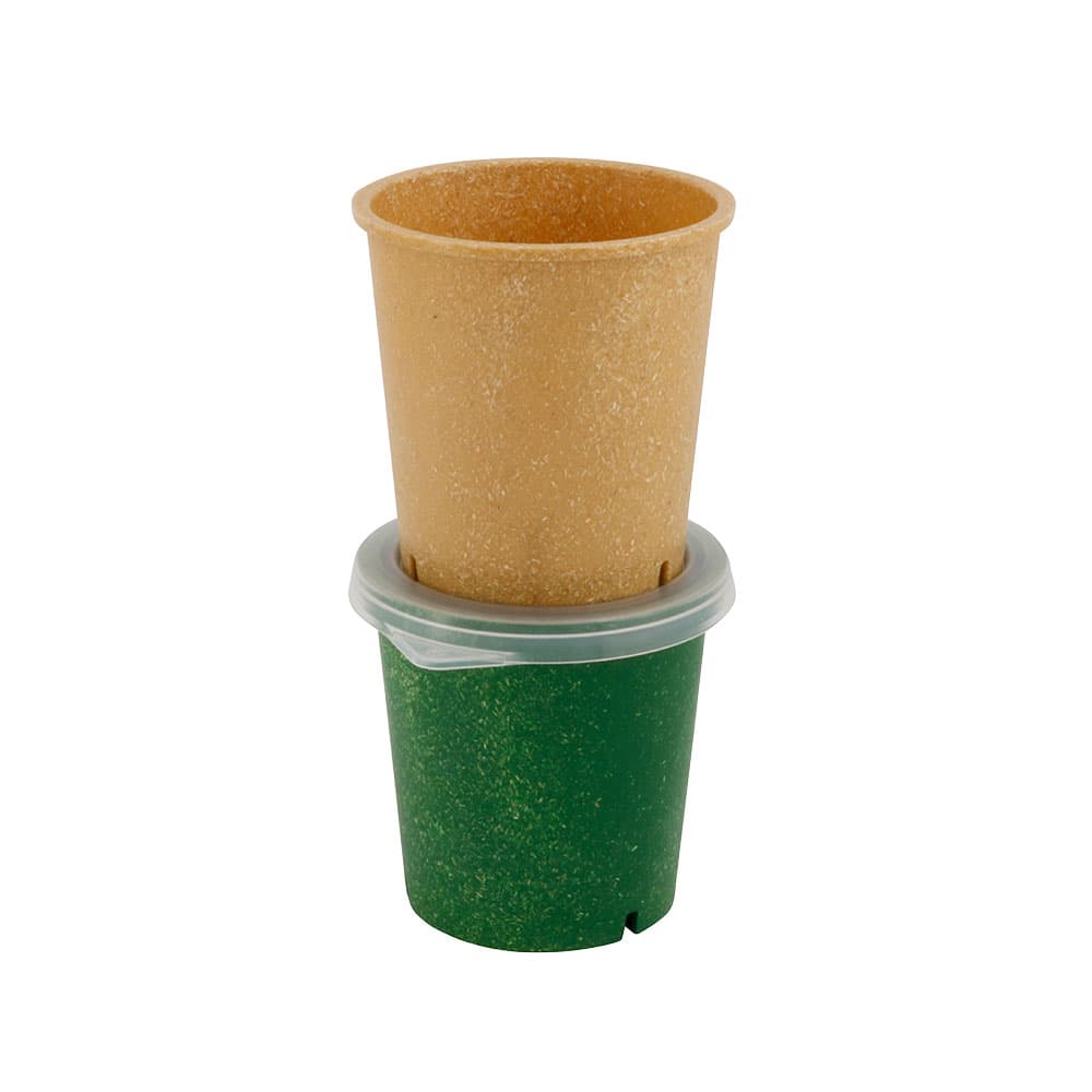 Mehrweg-Becher Häppy Cup 400 ml, Ø 95 mm, Spinat / dunkelgrün