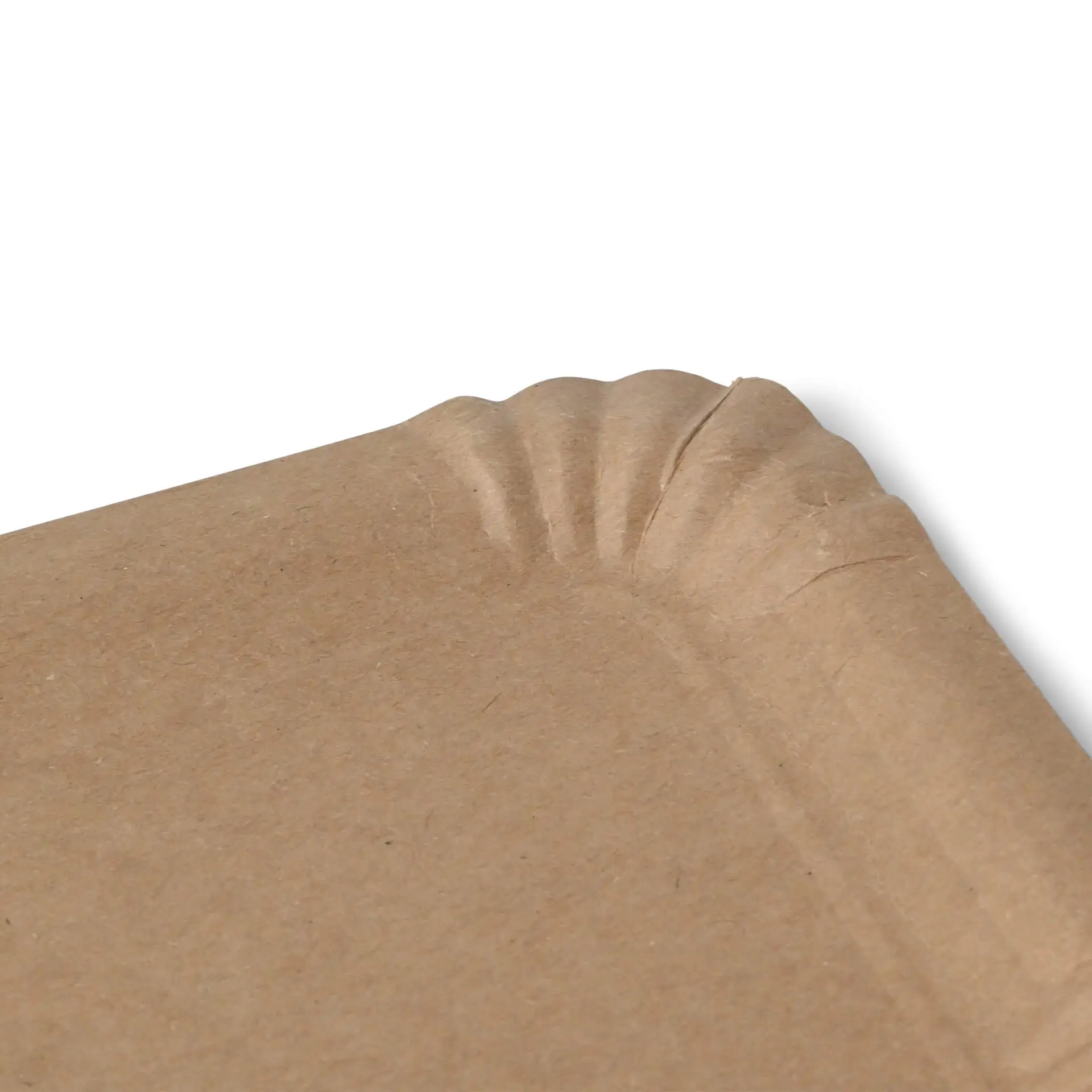 Paper plates 13 x 20 cm, kraft, rectangular Paper plates 13 x 20 cm, kraft, rectangular
