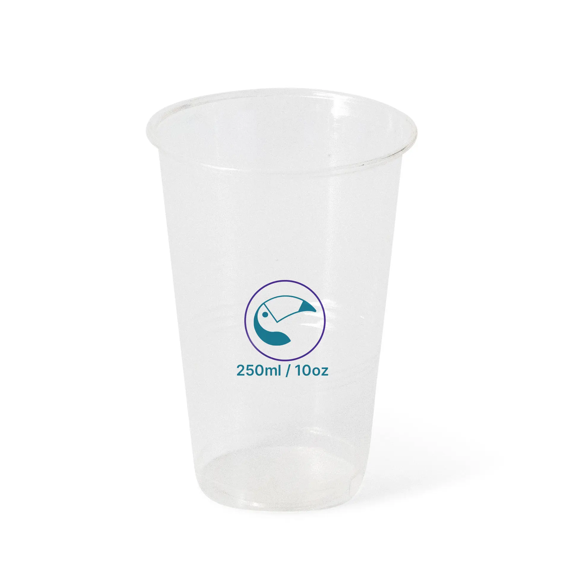 Plastikbecher bedrucken 250 ml / 10 oz, transparent, rPET