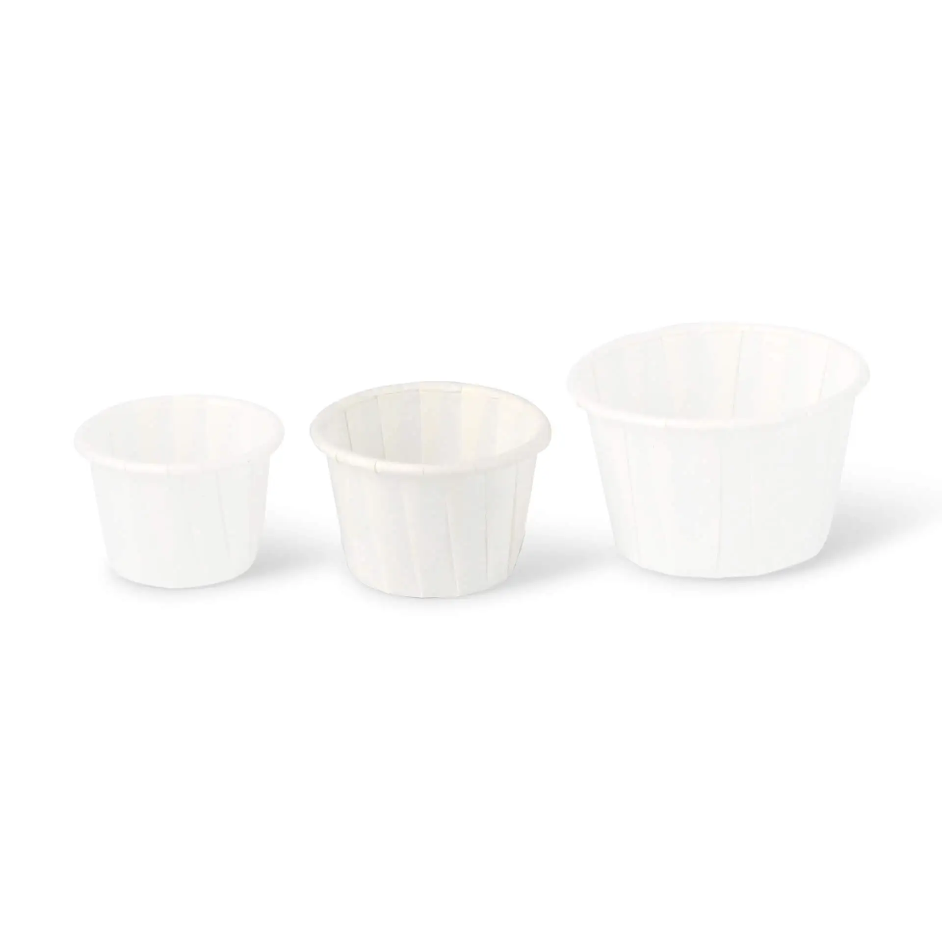 30 ml / 1 oz Paper sauce pots, white