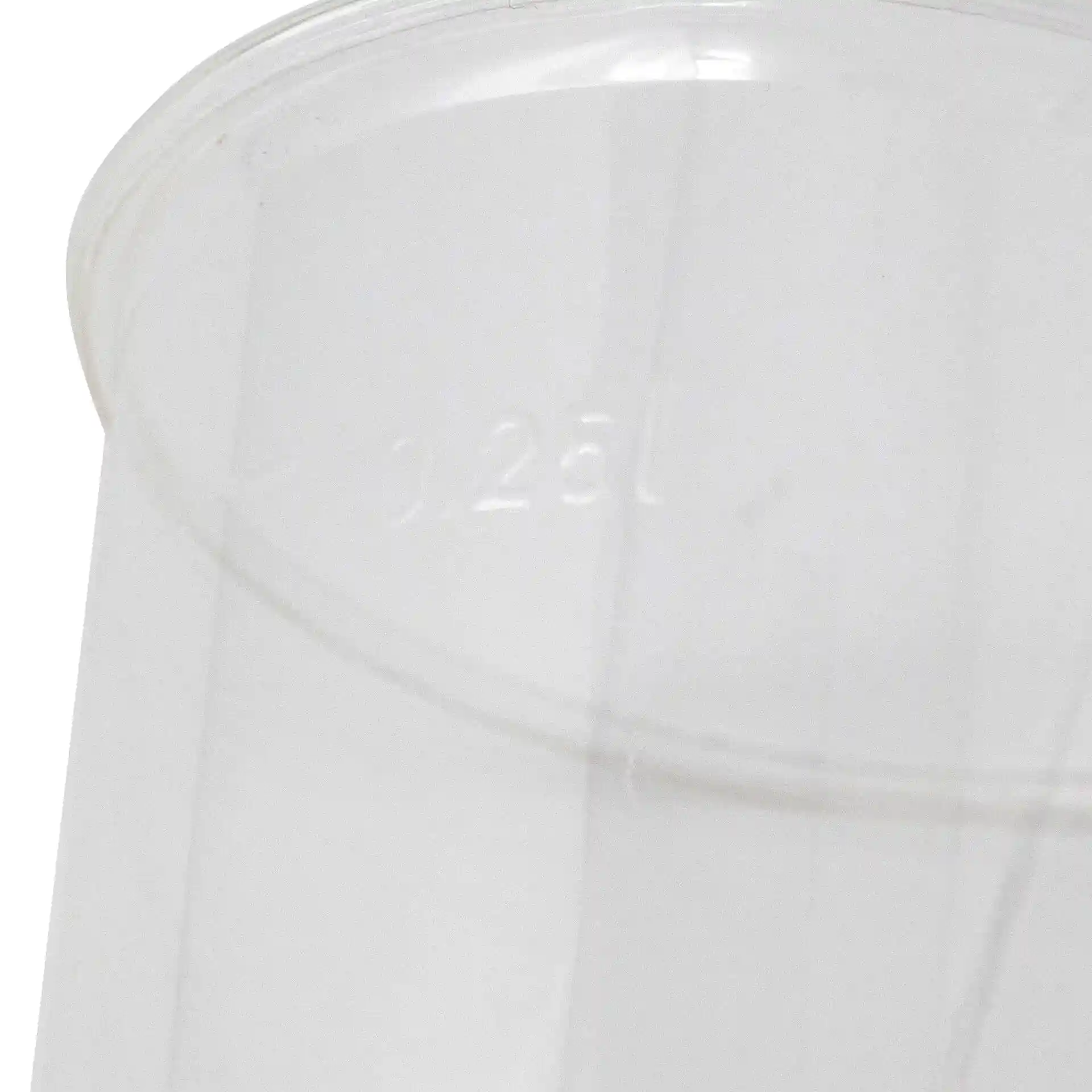 Clear rPET cup with a height of 110 mm and a visible measurement marking of 0.25 L on the side.