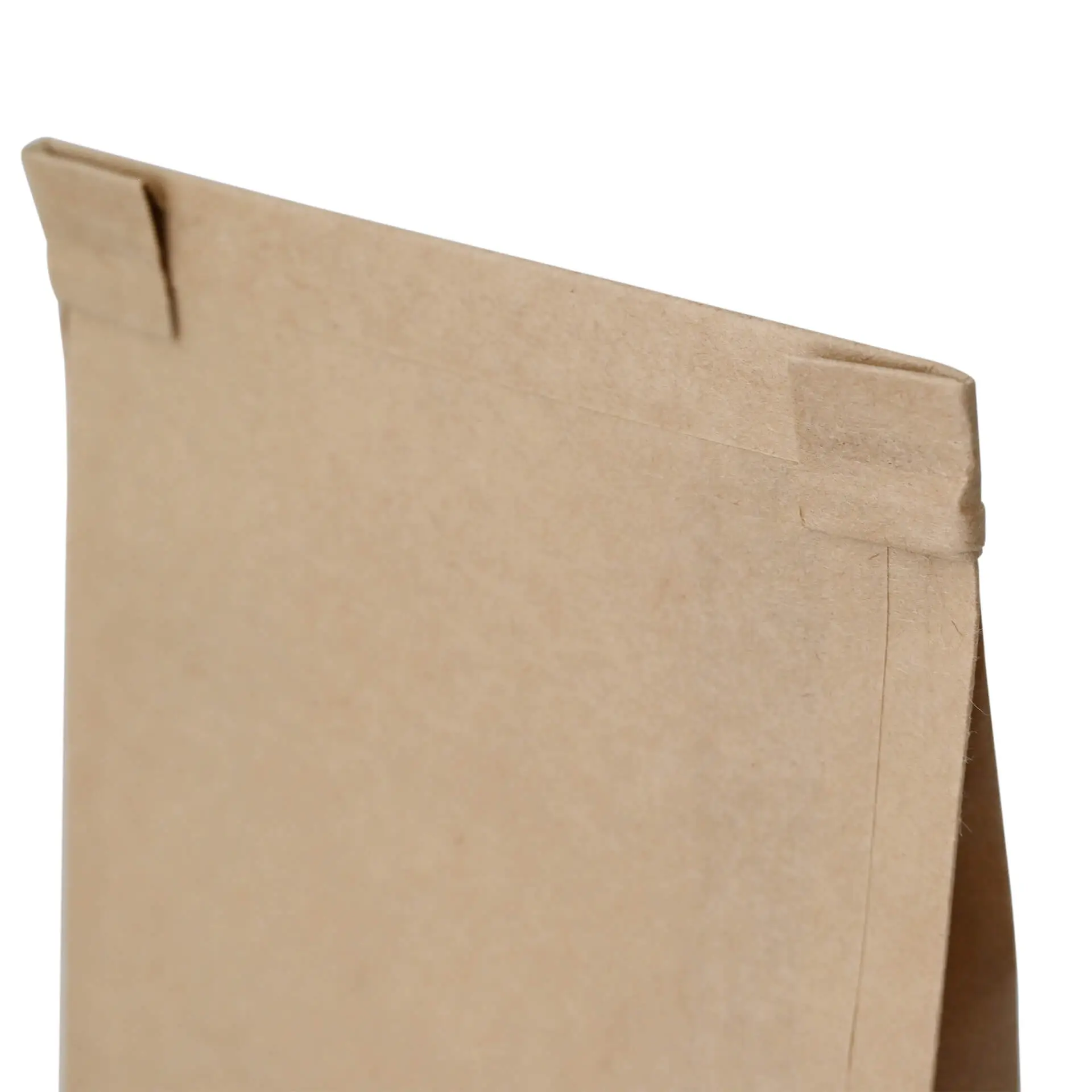 Block bottom bags S, 9 x 4.5 x 23.5 cm, PP-foil, brown, tin tie, kraft paper dre03340-blockbeutel-s-9-x-45-x-235-cm-pp-folie-braun-clipband-kraftpapier-3