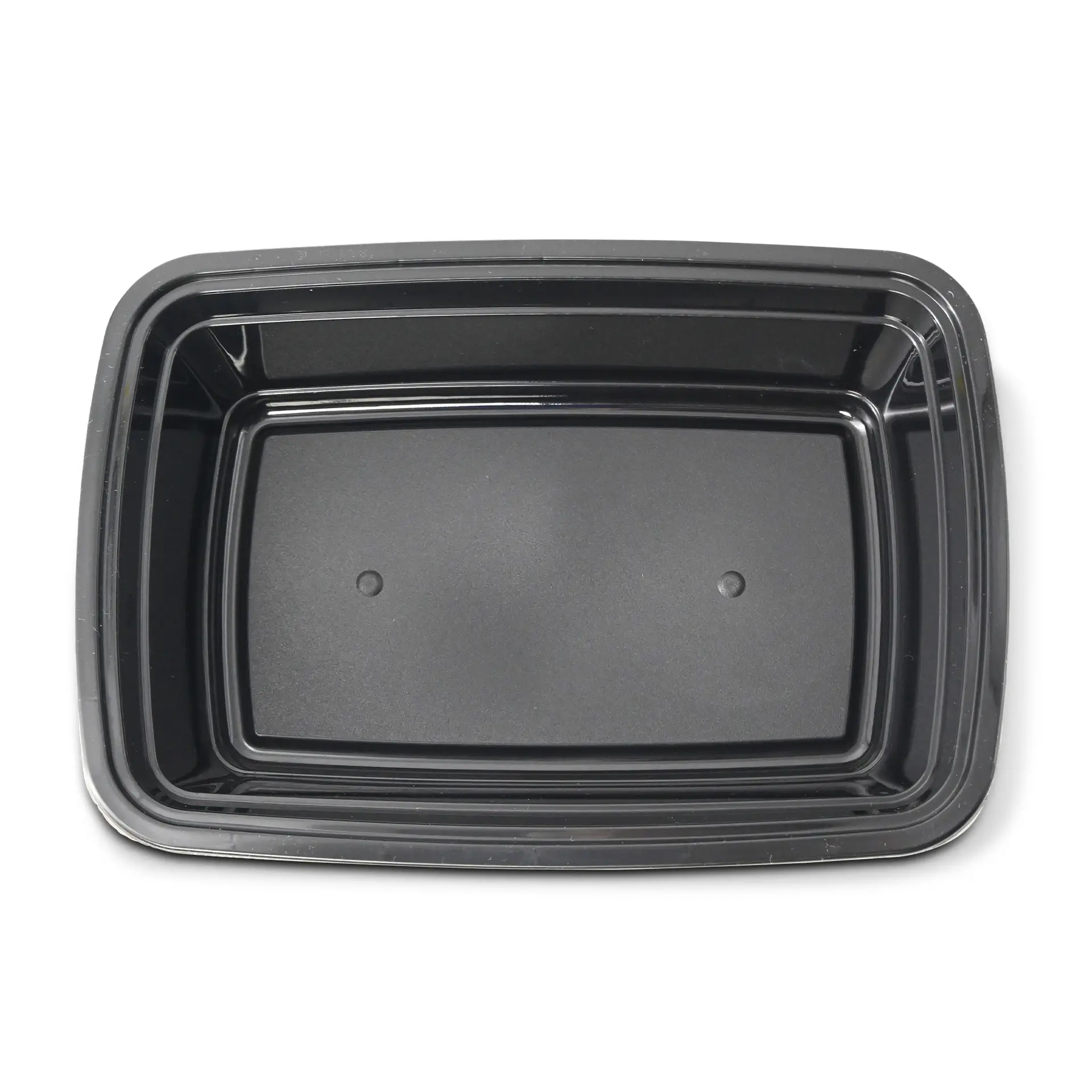 Reusable container made of PP 1000 ml, rectangular, black