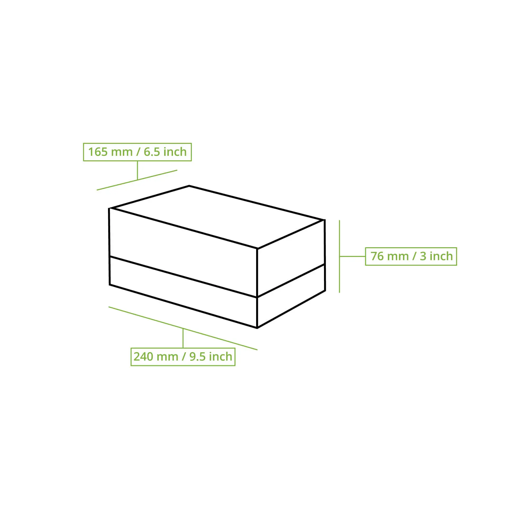 Cupcake boxes (6-pack), cellulose window, white Cupcake boxes (6-pack), cellulose window, white