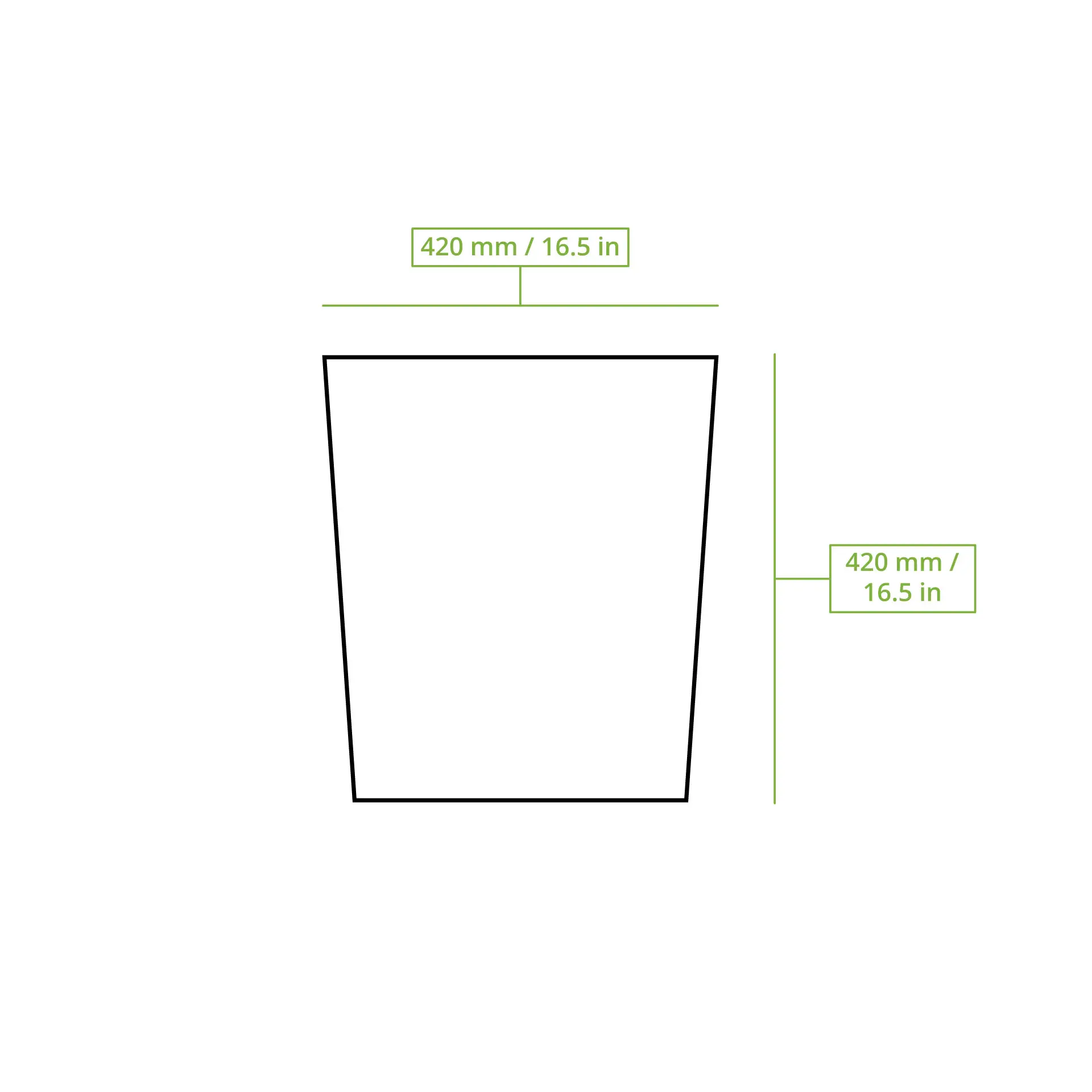 Bio Müllbeutel PLA, 42x42 cm, 10 l Bio Müllbeutel PLA, 42x42 cm, 10 l