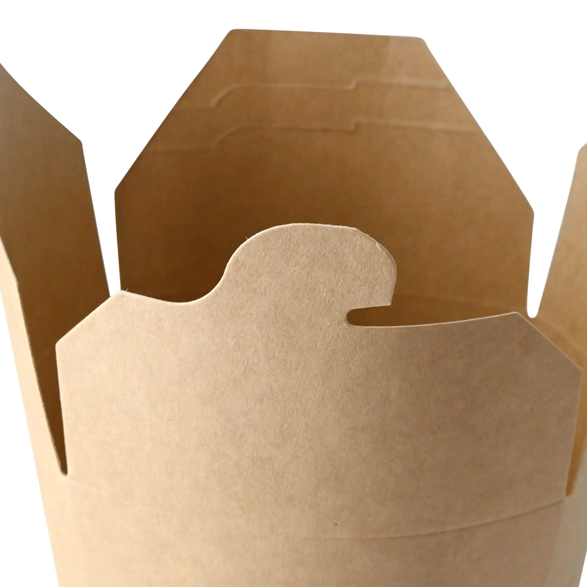 Nudelboxen / Asiaboxen aus Karton (beschichtet) 650 ml, braun