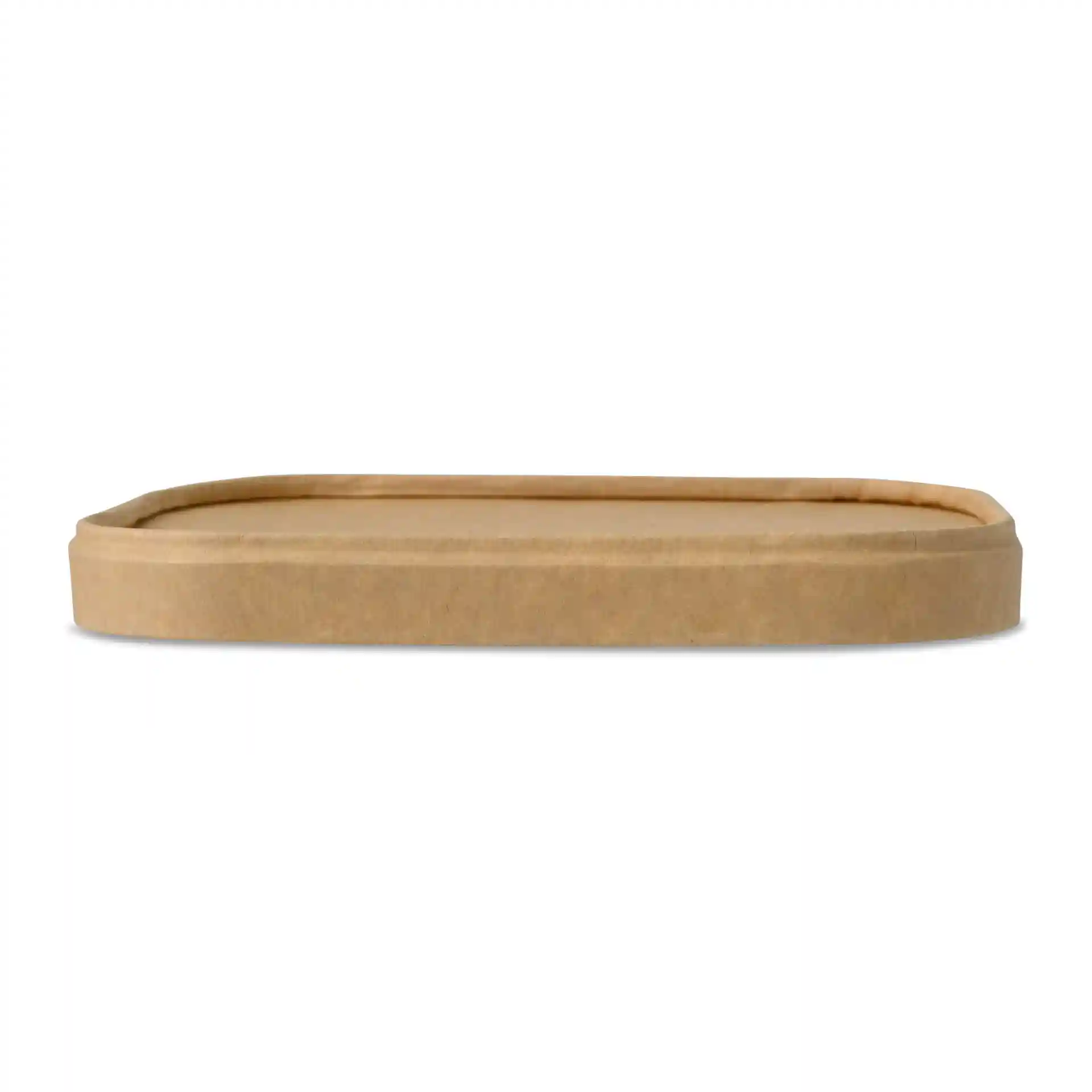 Rectangular brown cardboard lid with a height of 20 mm and dimensions of 171 x 120 mm.