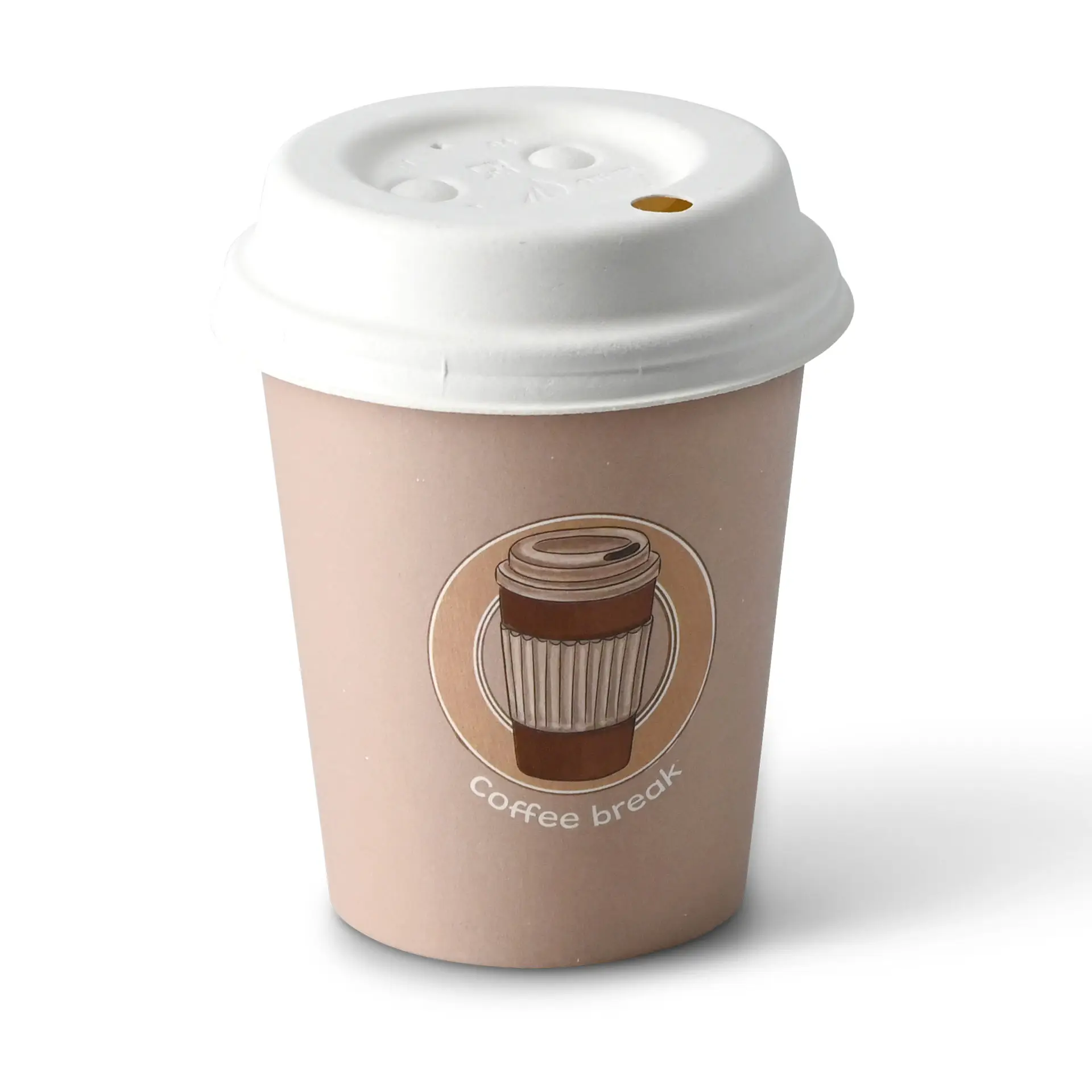 8 oz Paper cup printed with "Coffeebreak", Ø 80 mm, white dhd04562-pappbecher-bedruckt-coffeebreak-200-ml-8-oz-80-mm-weiss-3