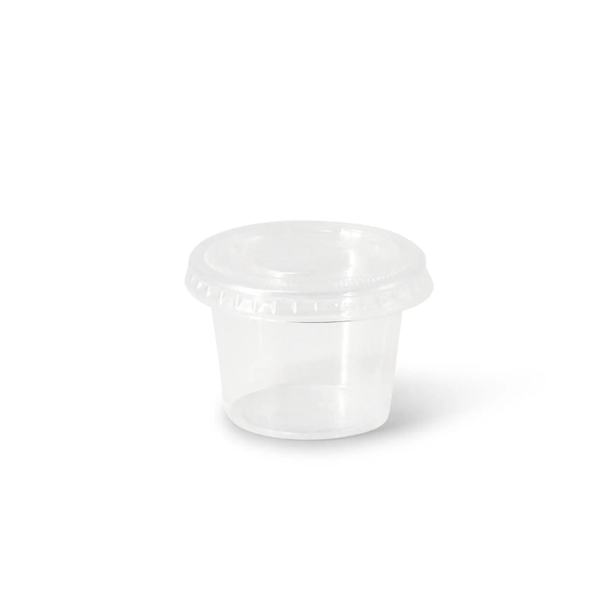 PLA lids Ø 45 mm, clear, round dfc024011-deckel-aus-pla-45-mm-klar-rund-3