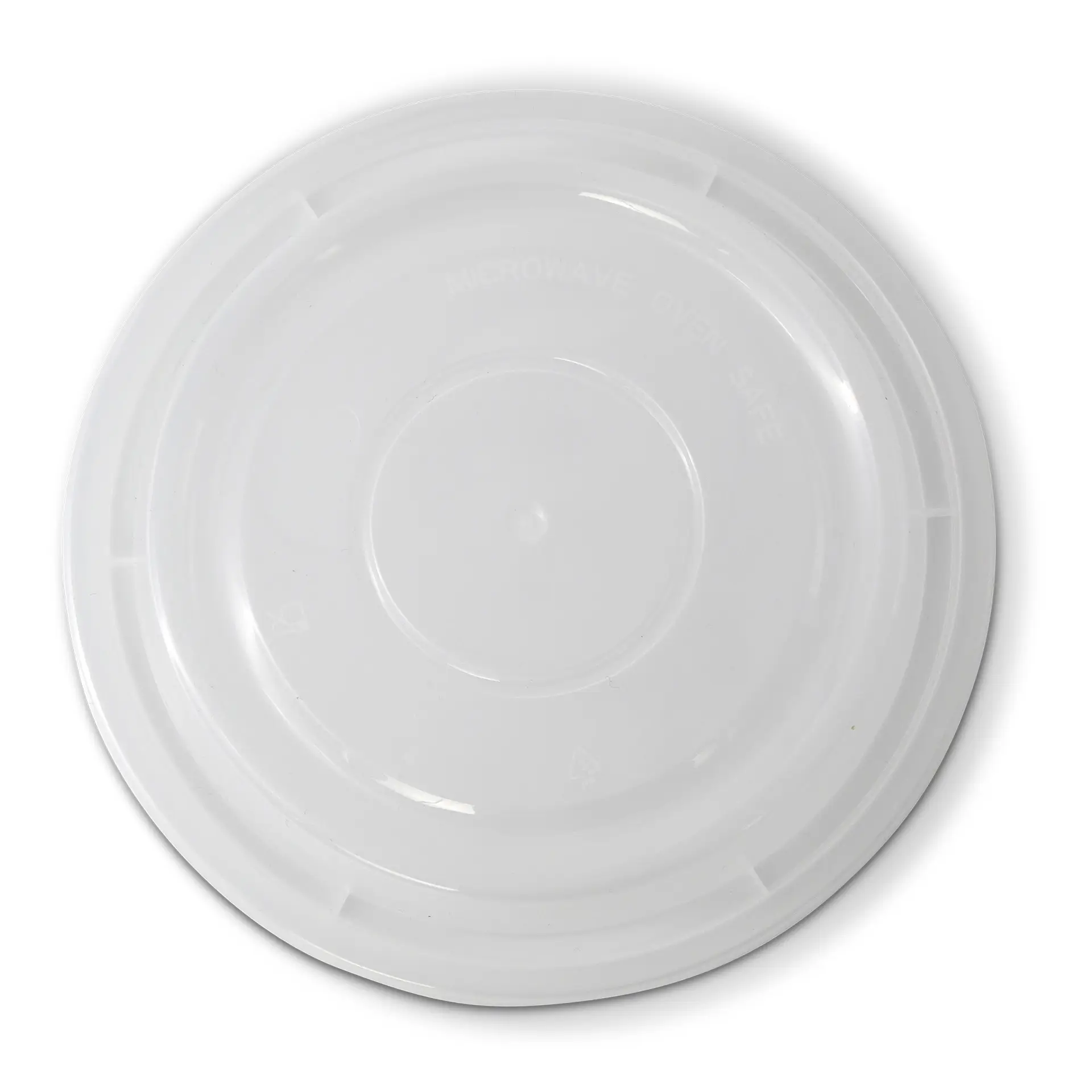 Reusable lid made of PP, round, transparent