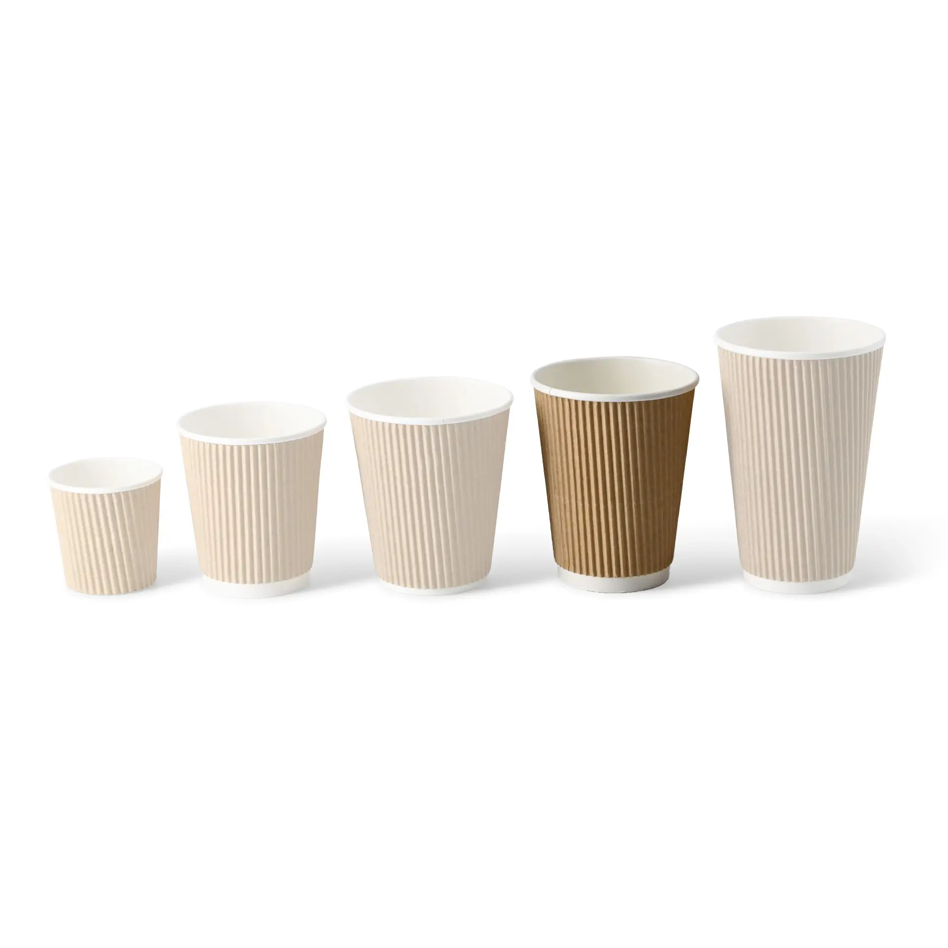 Riffelbecher / Coffee to go Becher 300 ml / 12 oz, Ø 90 mm, braun, innen weiß dhd04942-riffelbecher-coffee-to-go-becher-300-ml-12-oz-90-mm-braun-innen-weiss-9
