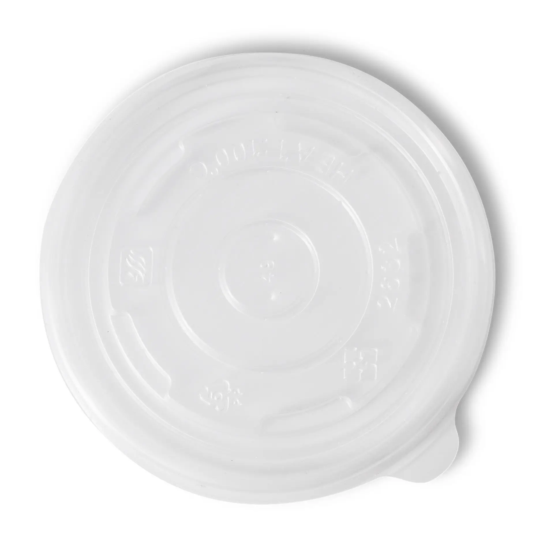 PP Flat Lids Ø 90 mm, closed (for universal cups)