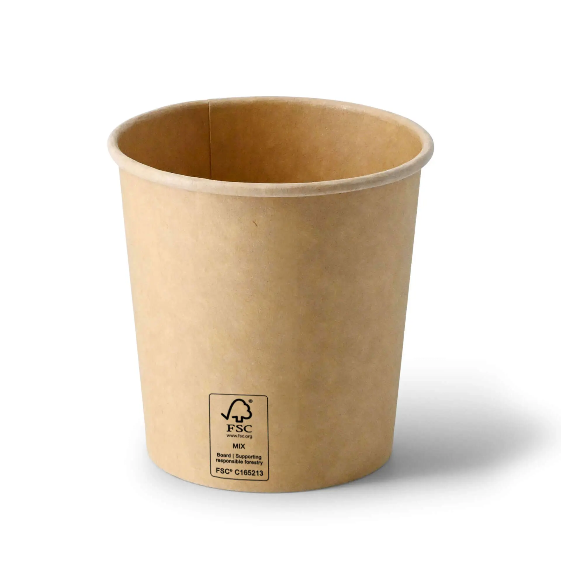 Suppenbecher to go (beschichtet) 400 ml / 16 oz, Ø 95 mm, braun