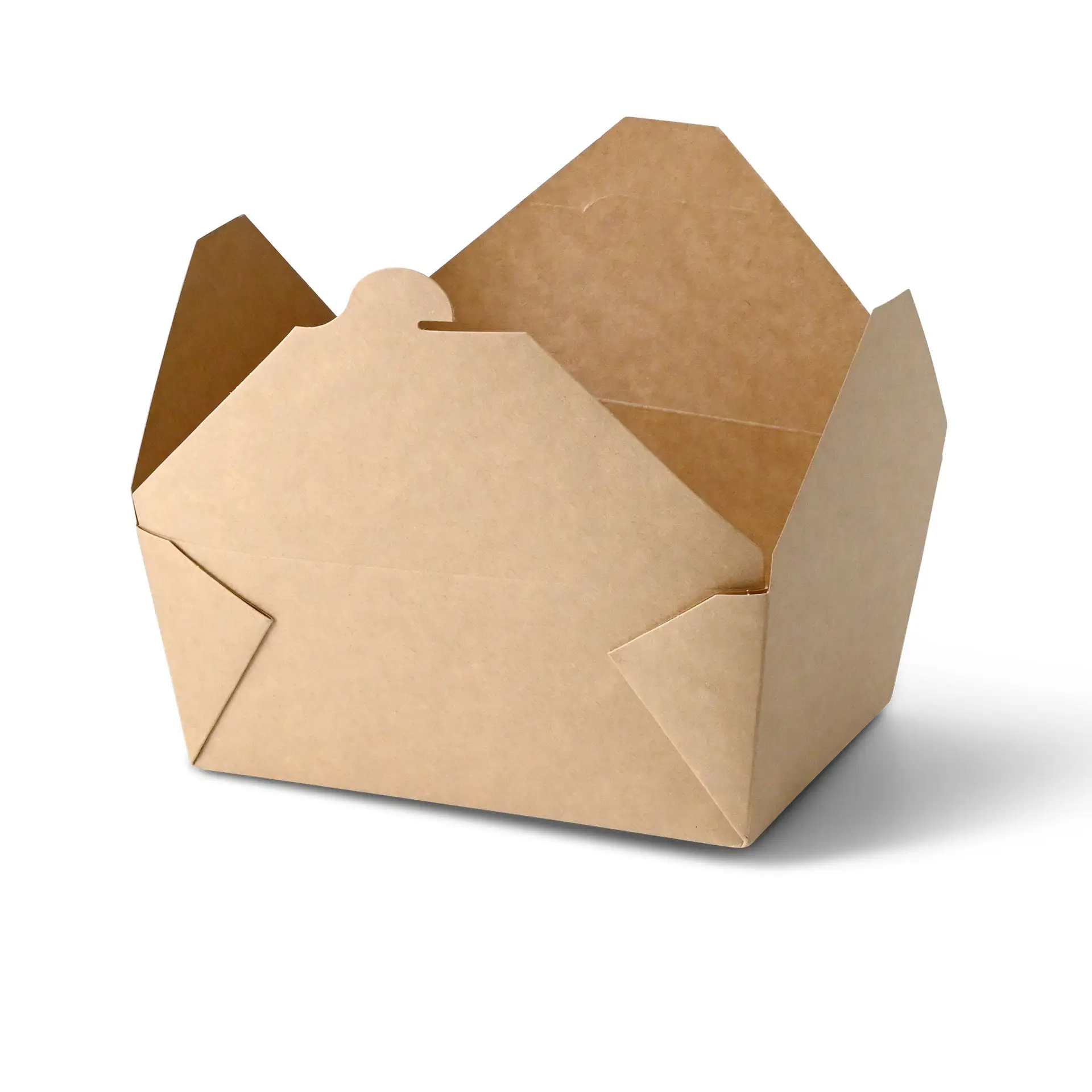 Take-away boxes made of cardboard 2500 ml, brown