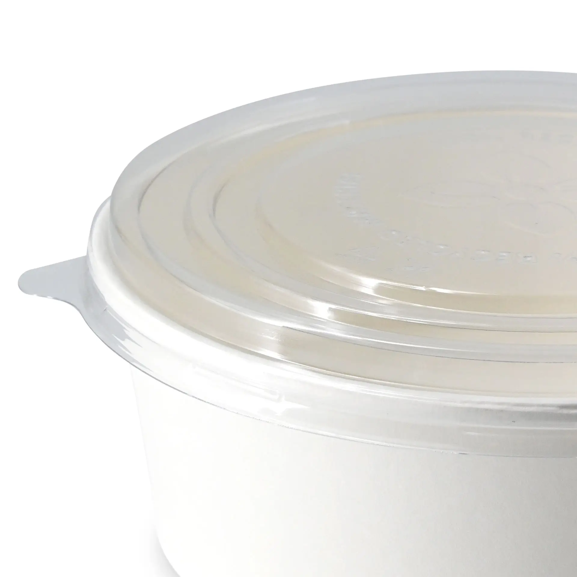 Cup lids rPET Ø 185 mm, clear