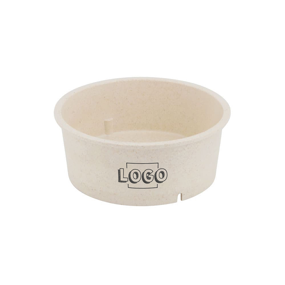 Mehrweg-Schalen "Häppy Bowl®" 650 ml, Ø 150 mm, Cashew / creme-weiß, Individualdruck