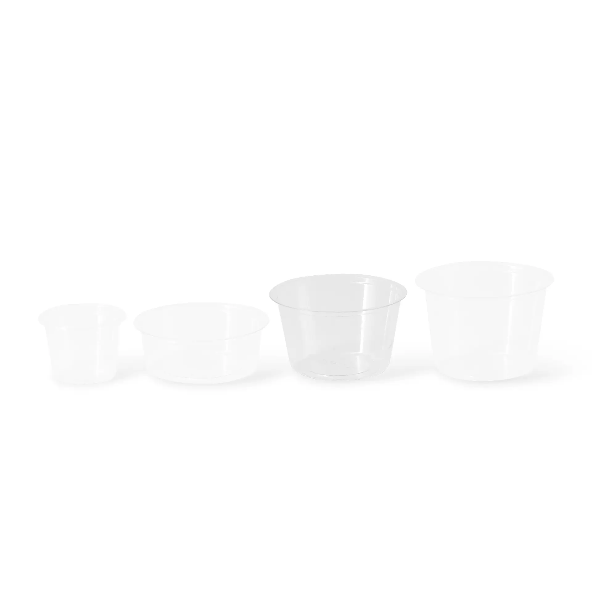 80 ml / 3 oz PLA portion cups, Ø 70 mm, clear