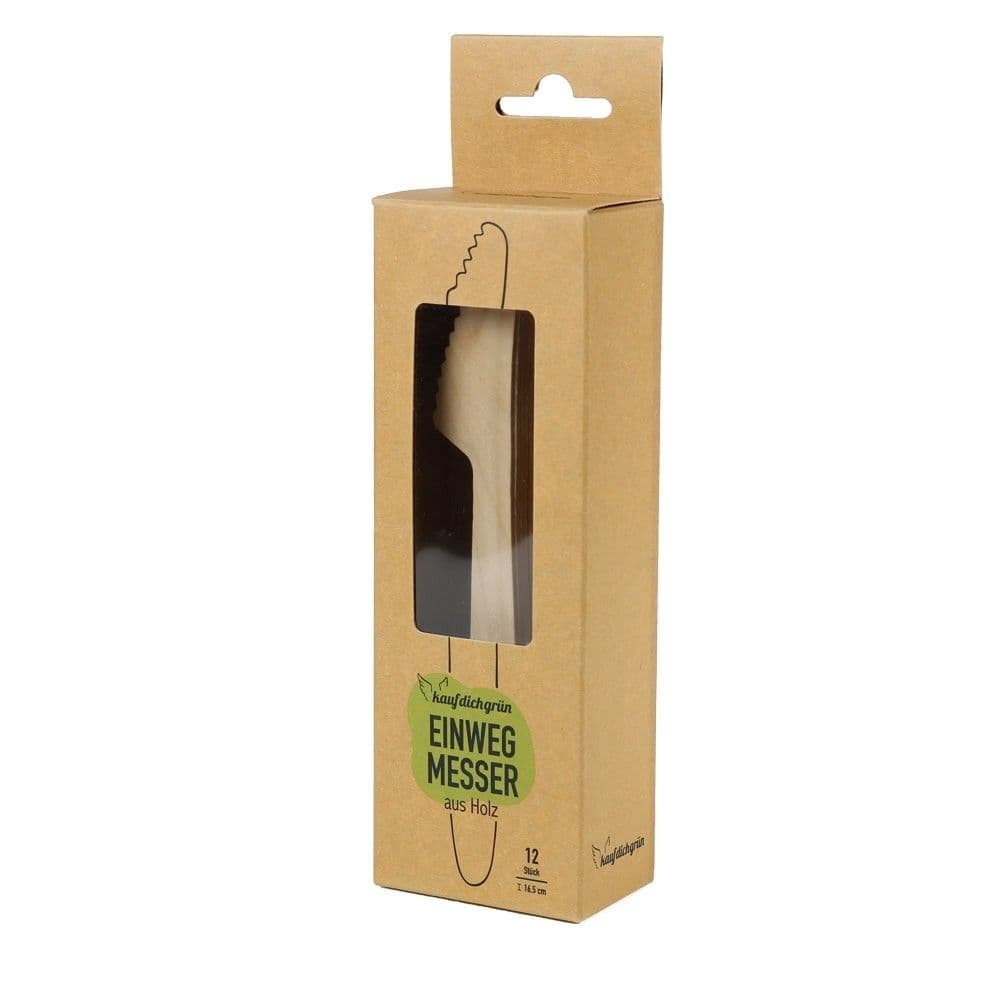 Premium-Holz-Messer 165 mm, 12er-Box