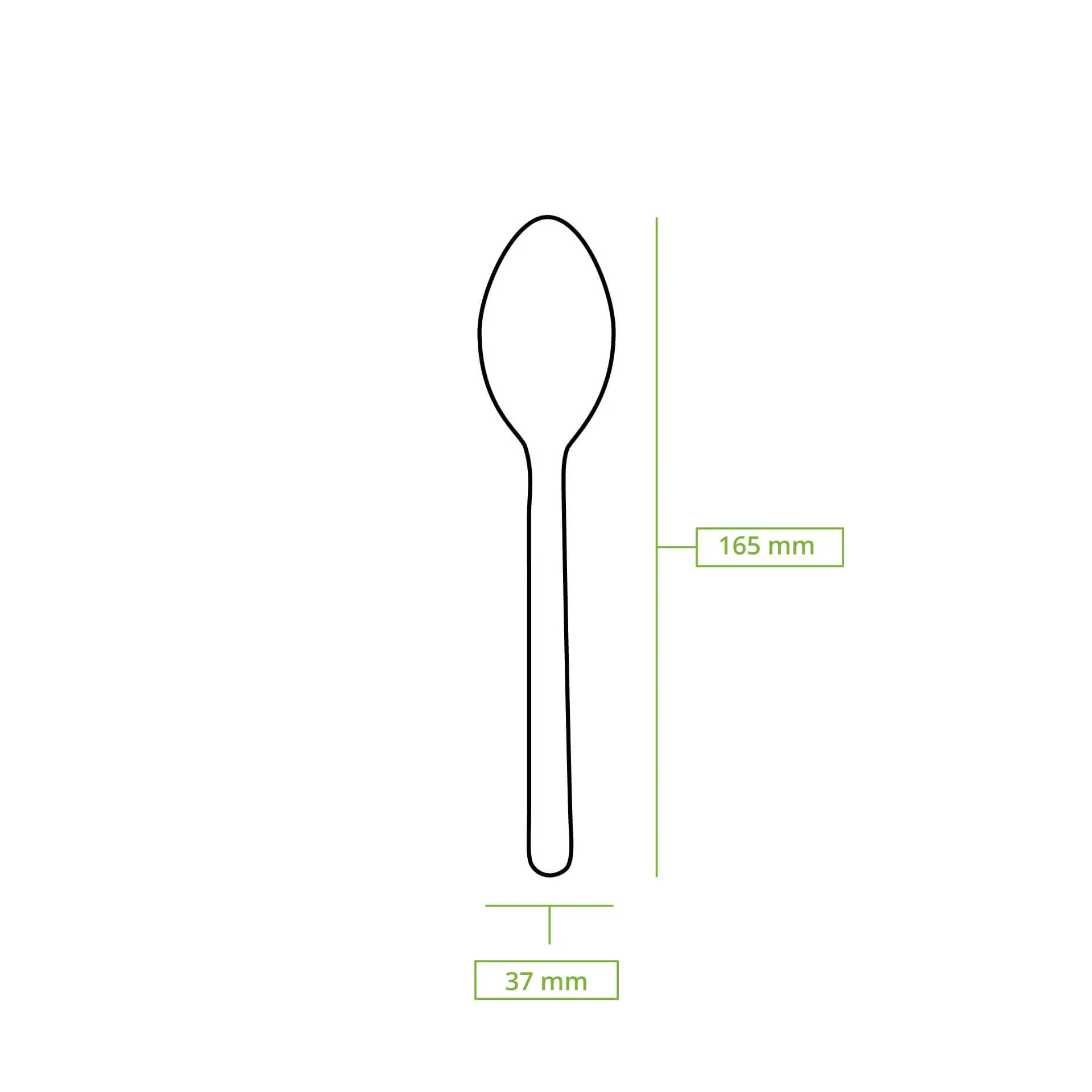 Paper spoons 16,5 cm, kraft dse063651-papierloeffel-165-cm-braun-8