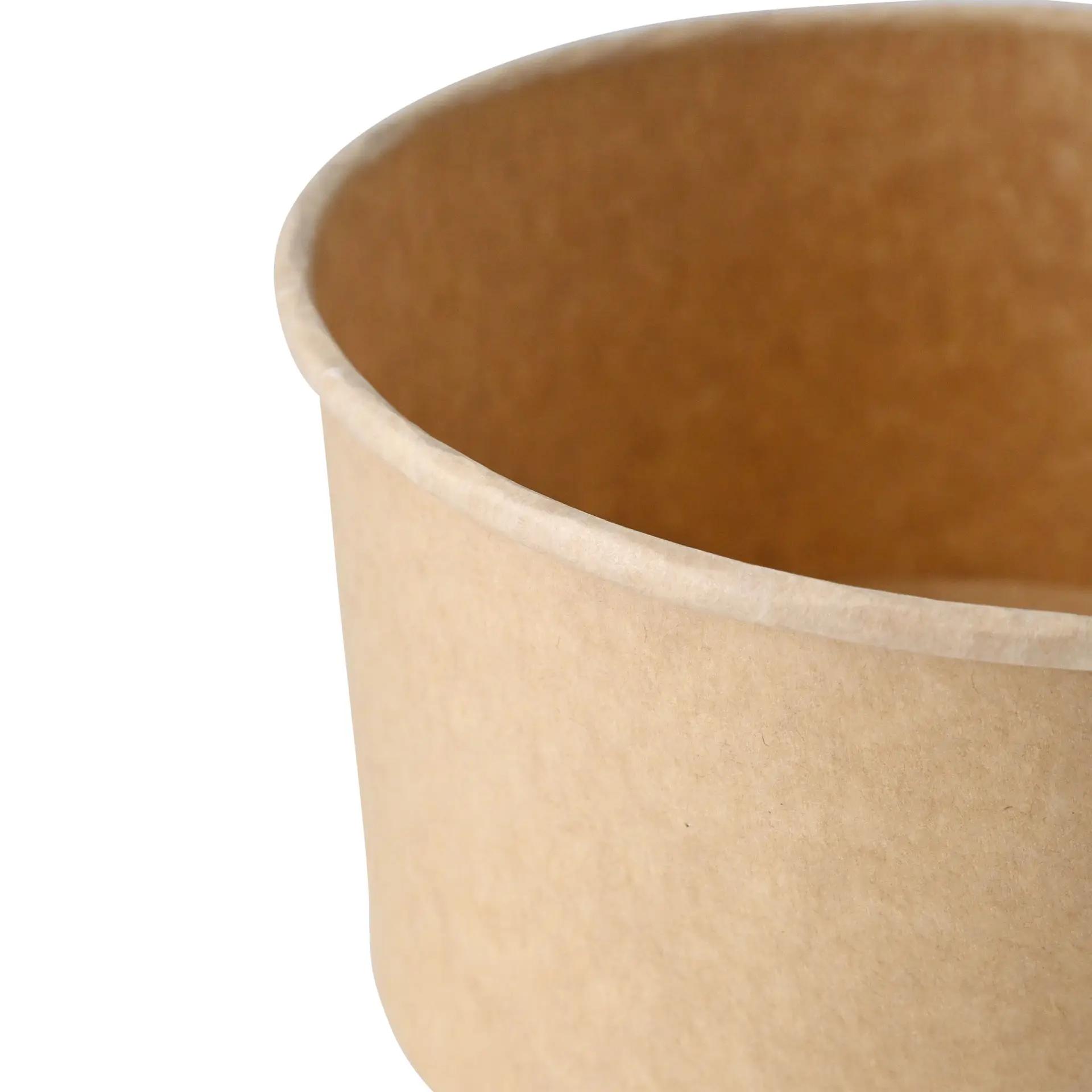 Paper-bowls (eco-friendly coating) 800 ml, Ø 150 mm, brown, round
