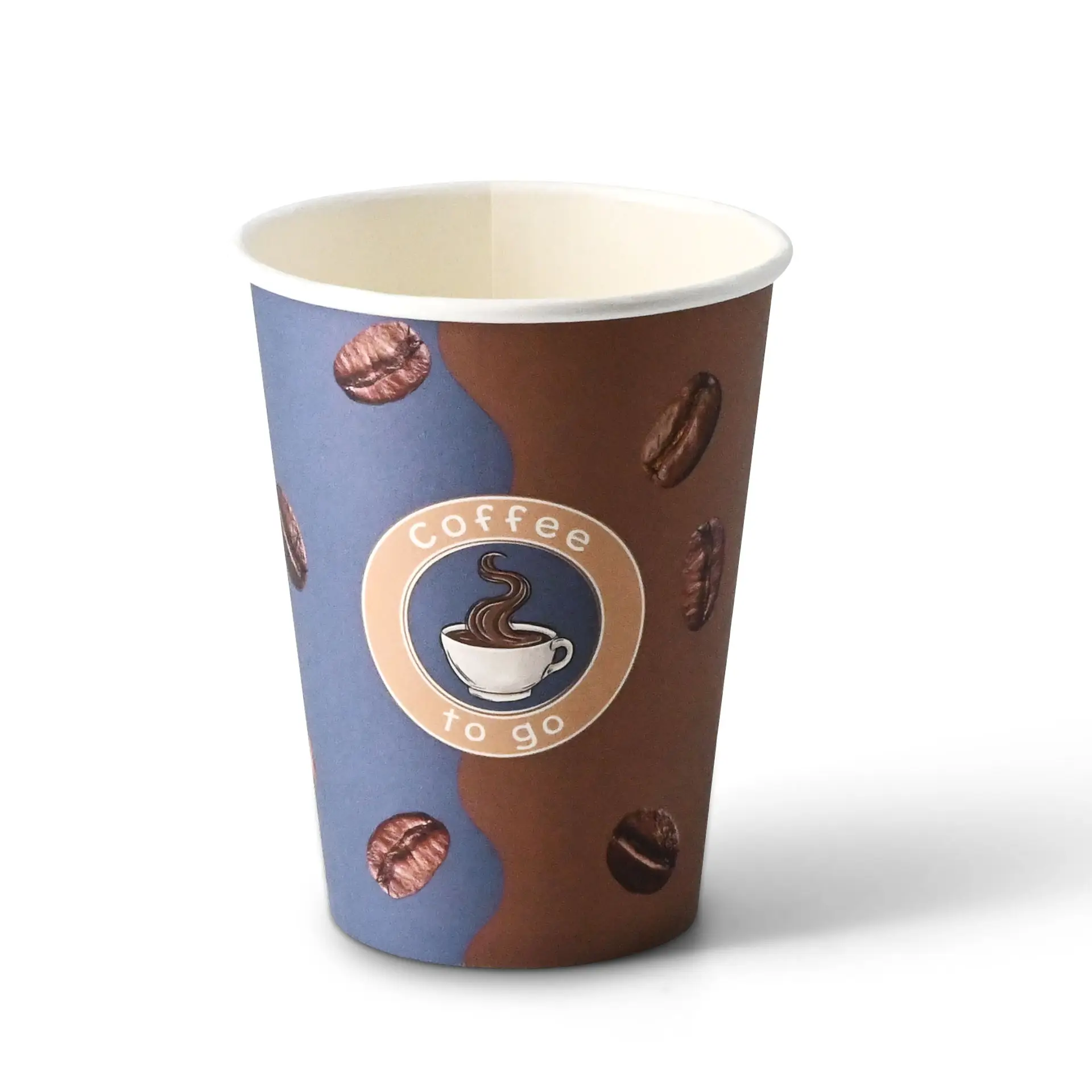 Pappbecher bedruckt "Kaffee  300 ml / 12 oz, Ø 90 mm