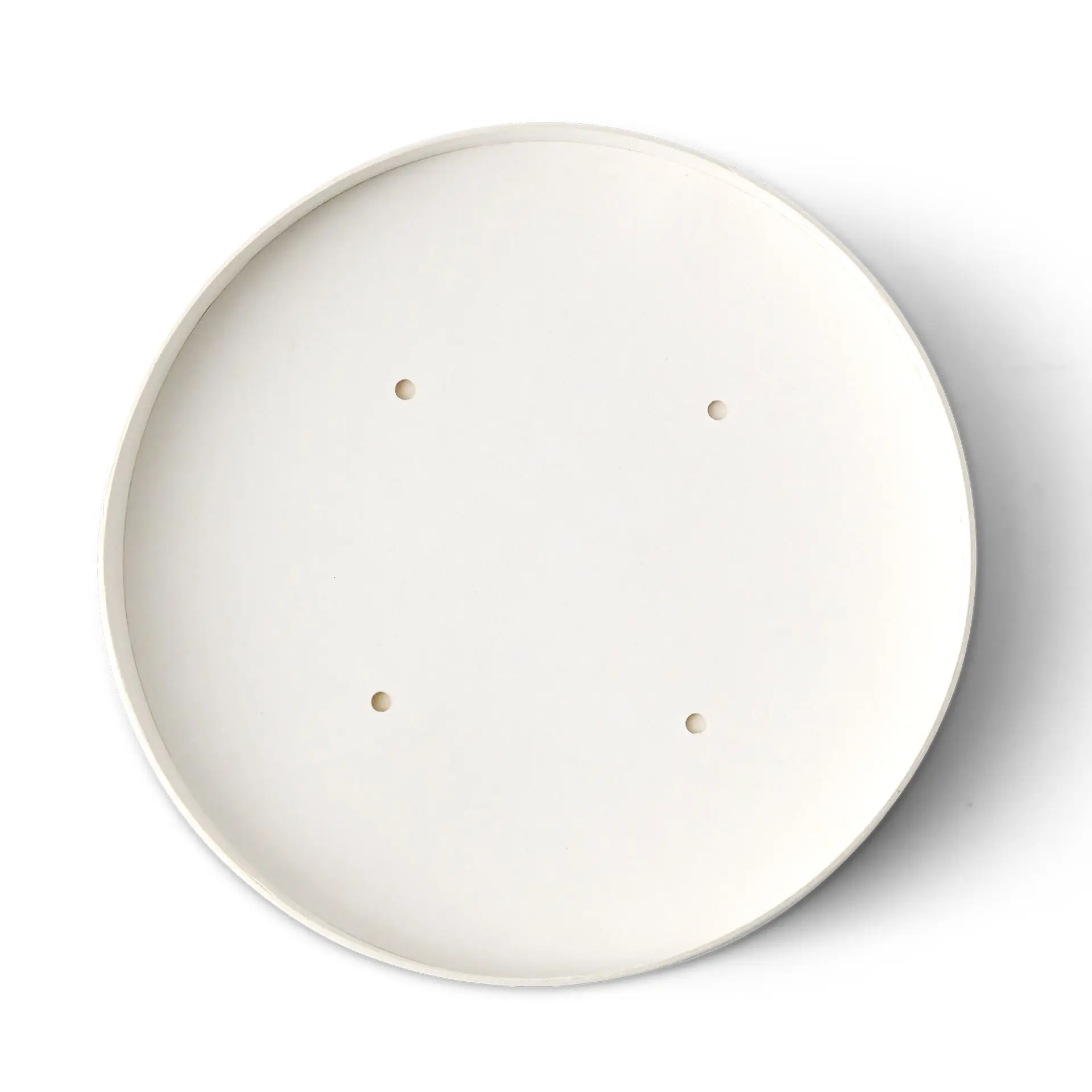 Cardboard membrane lids Ø 115 mm, white