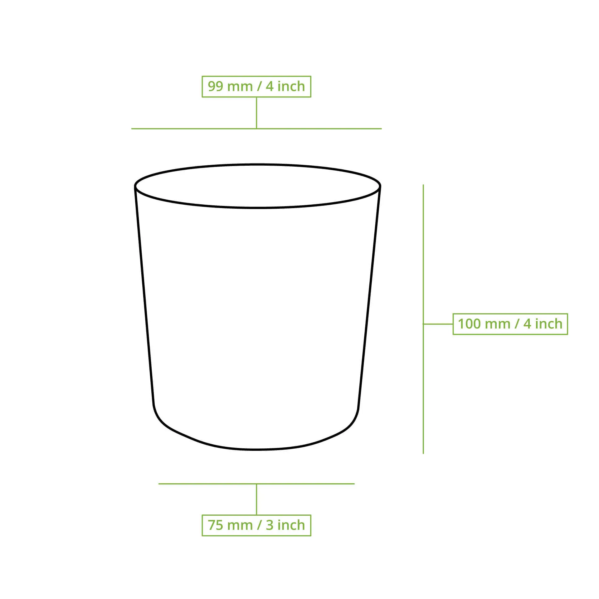 Reusable cups "merways Cup" 400 ml, Ø 95 mm, cashew / creamy white Reusable cups "merways Cup" 400 ml, Ø 95 mm, cashew / creamy white