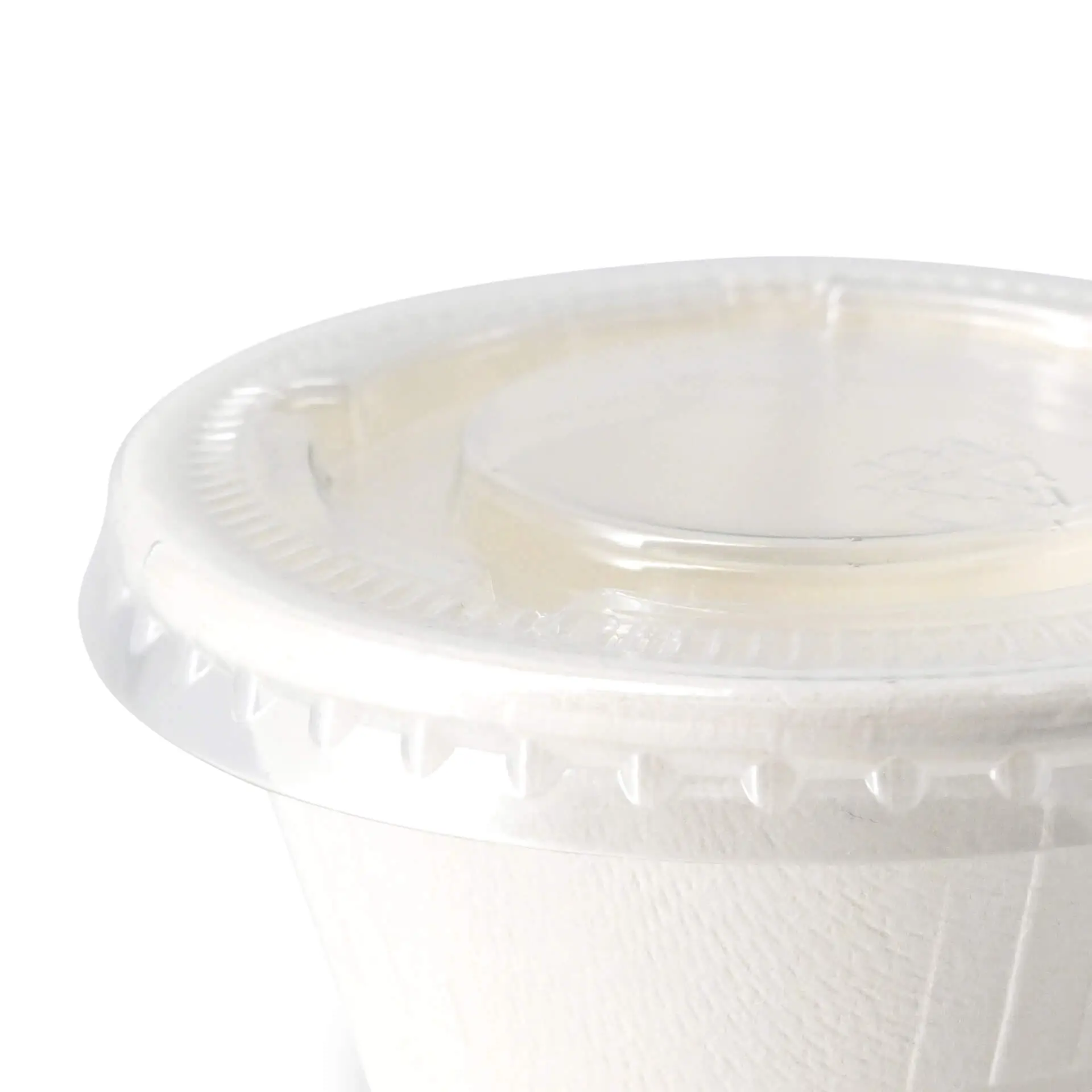 PET lids Ø 62 mm, clear, round