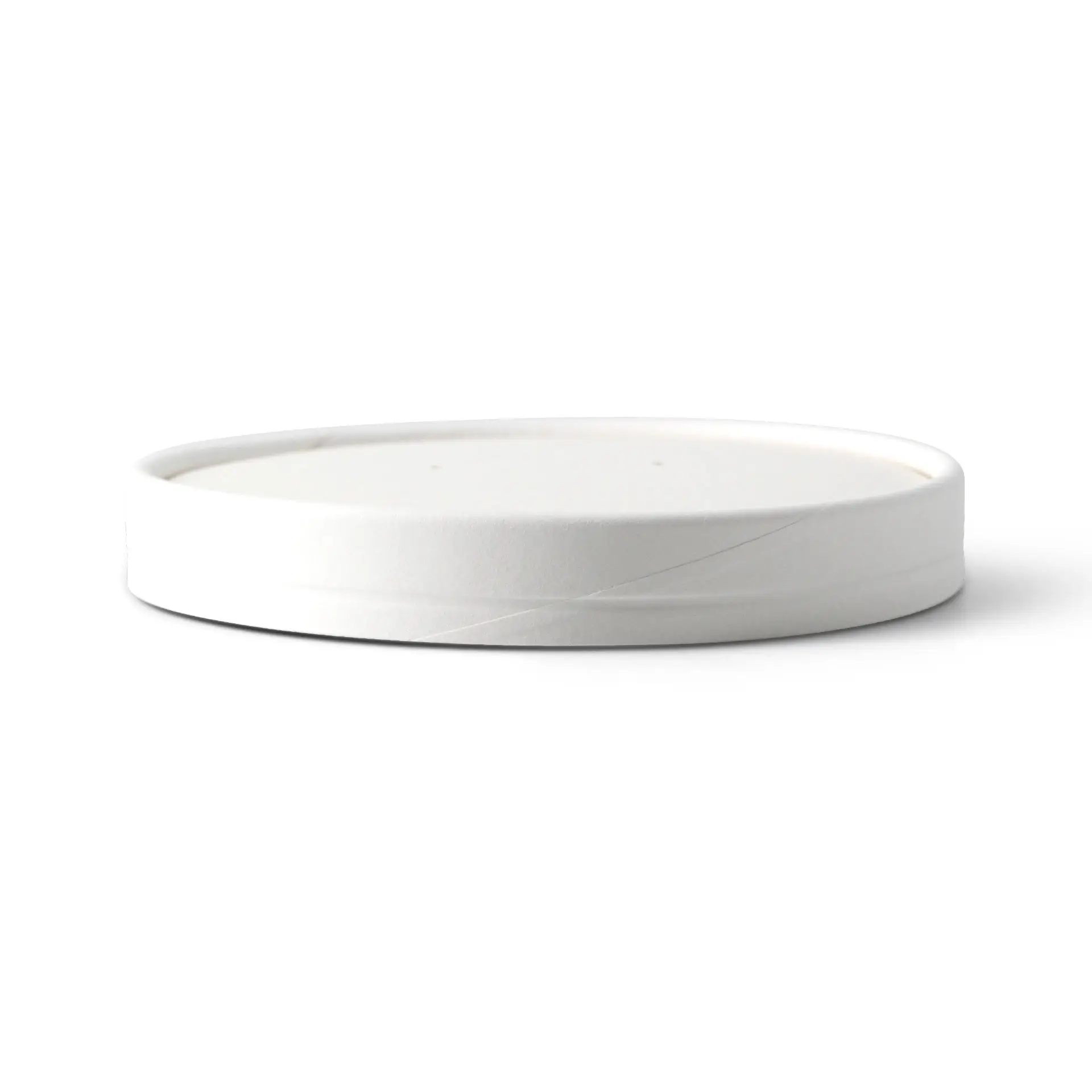 Cardboard membrane lids Ø 115 mm, white